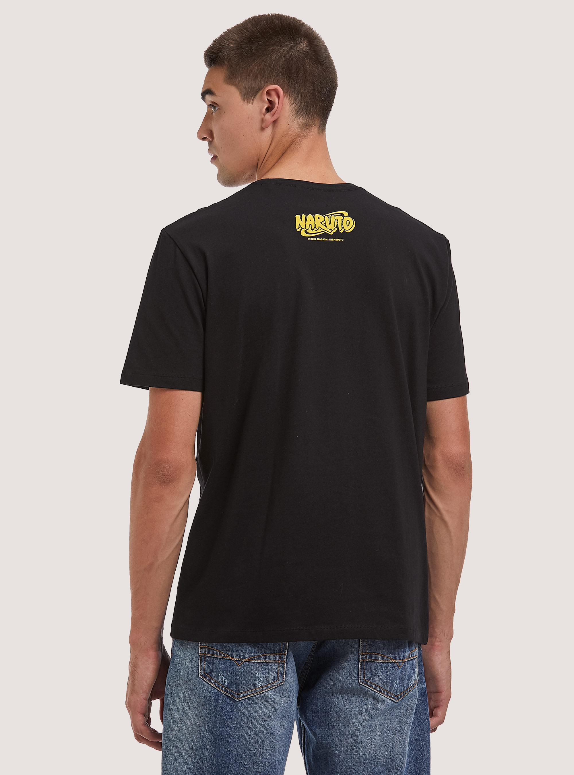 Naruto x Alcott T-shirt, BK1 BLACK