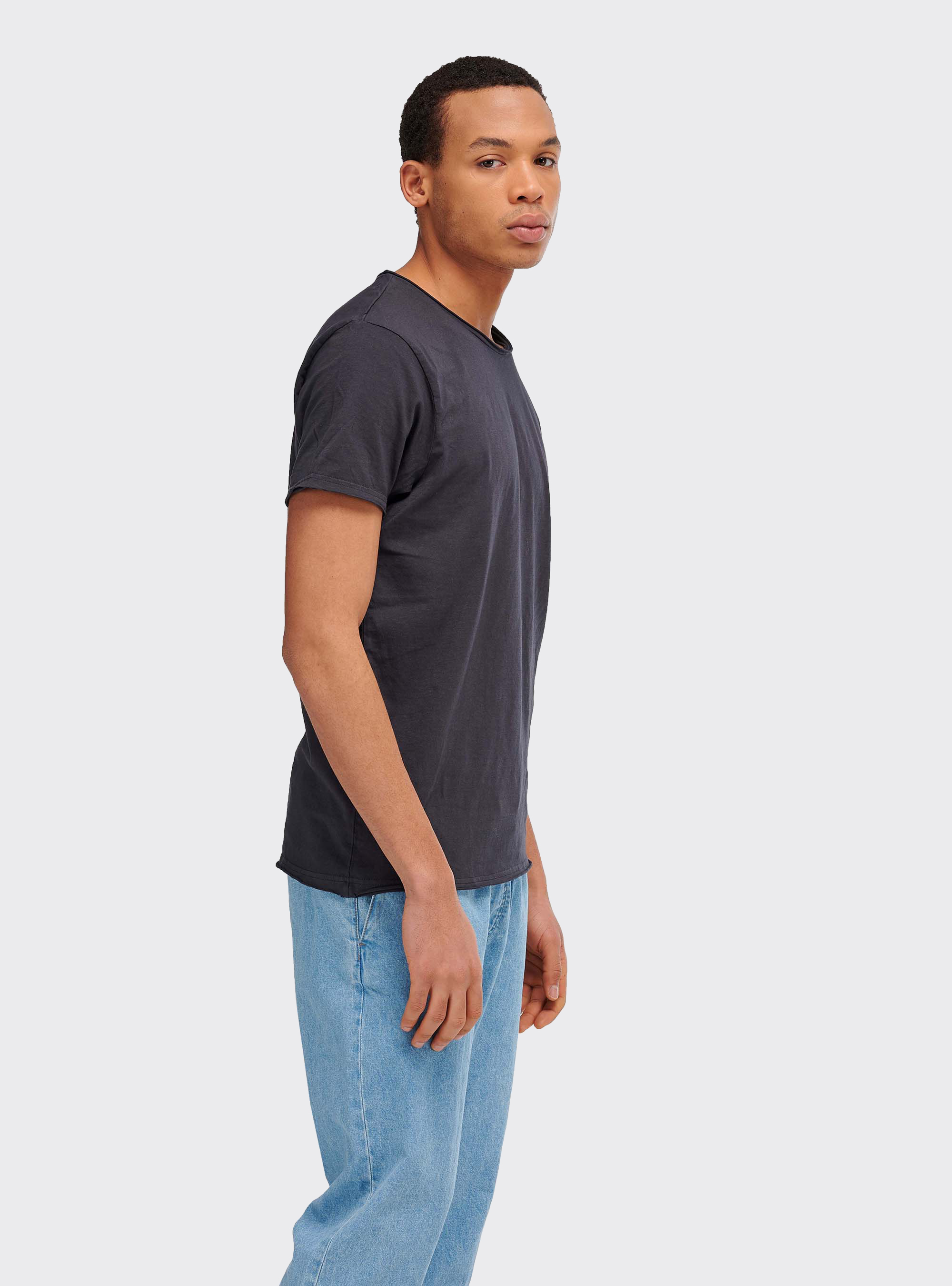 COLOR BLOCK T-SHIRT, BLACK