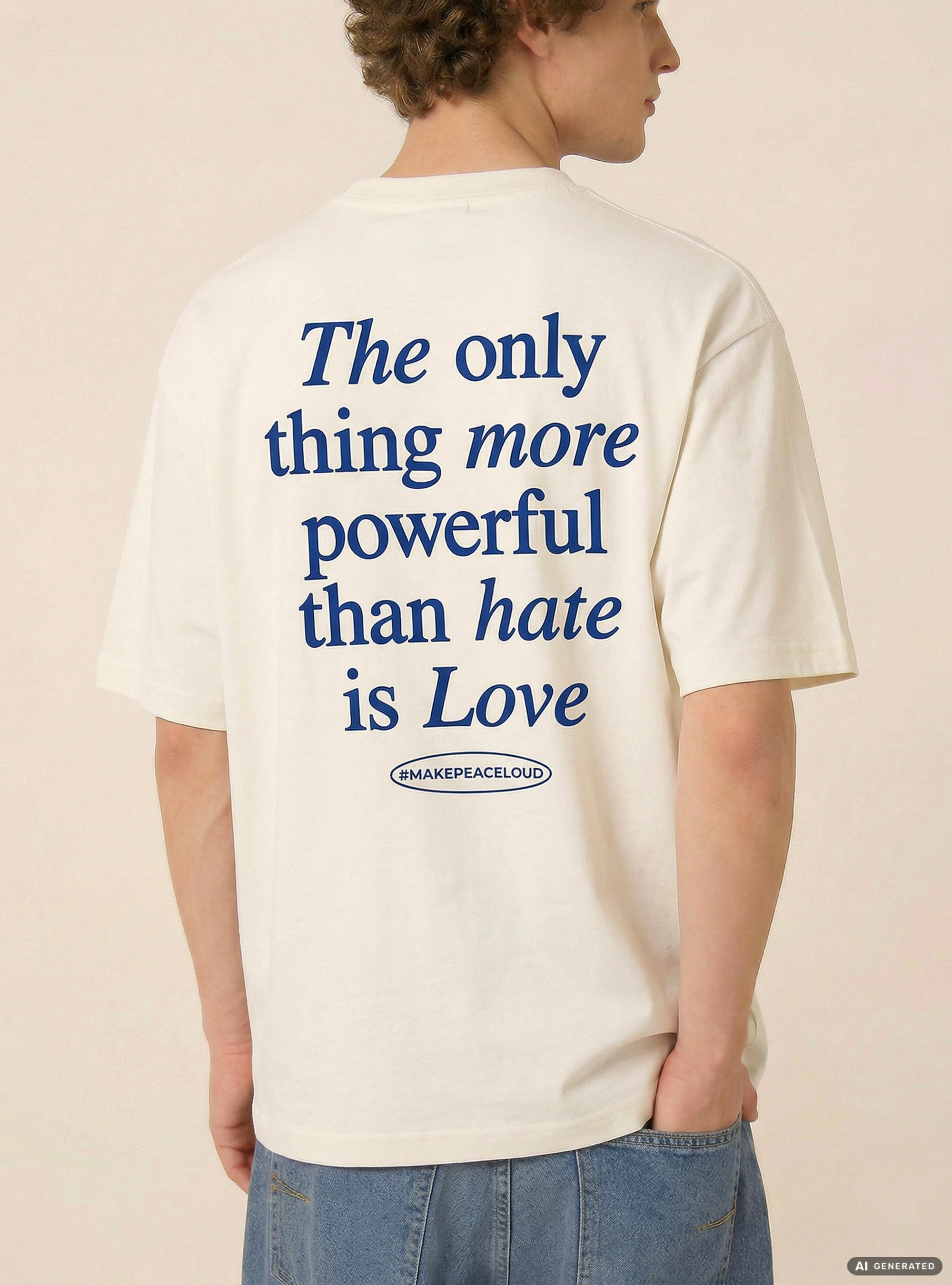Camiseta de corte recto de la colecci&oacute;n Latino, WH2 WHITE