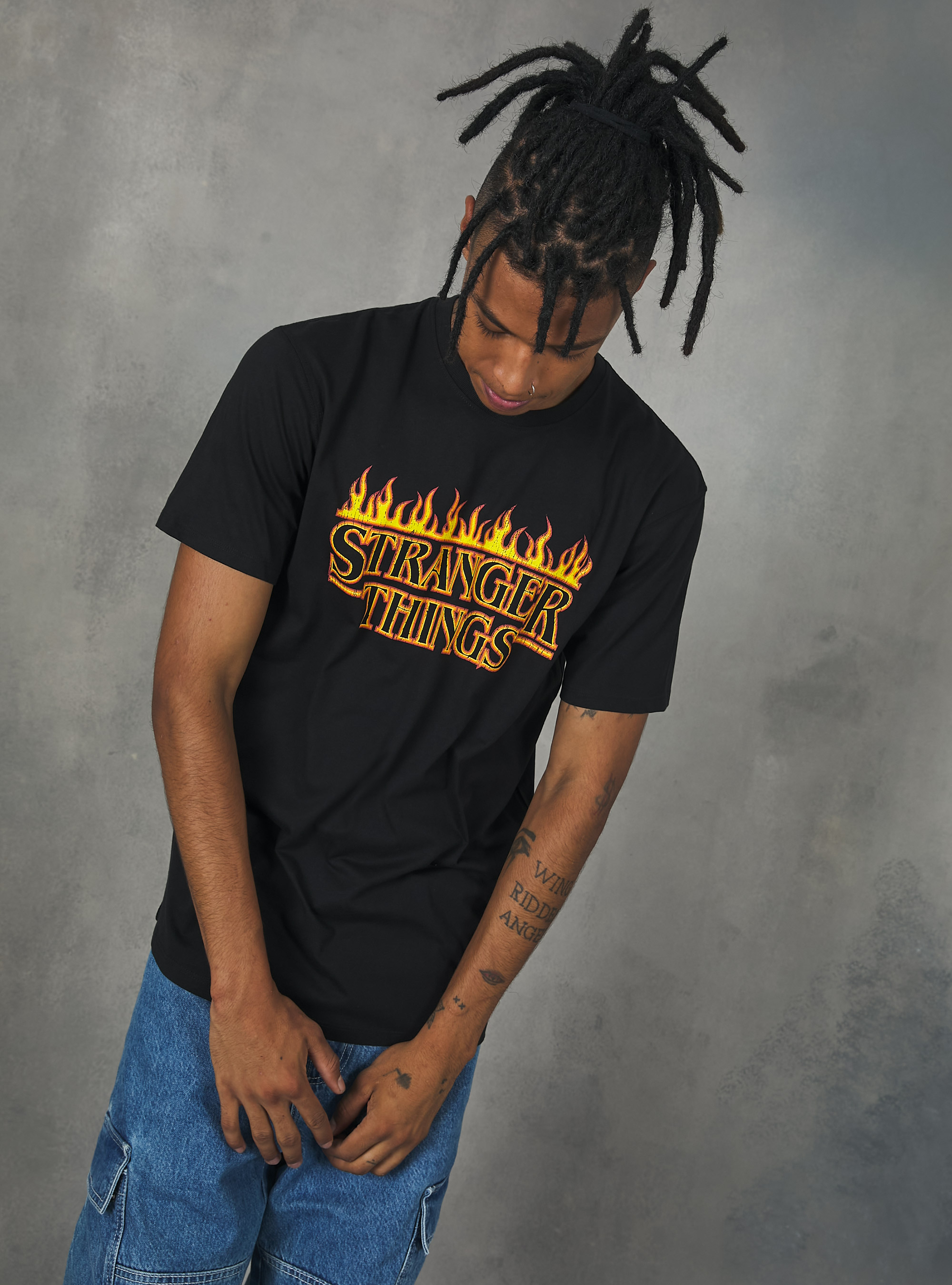 Maglietta Stranger Things / Alcott, BK1 BLACK