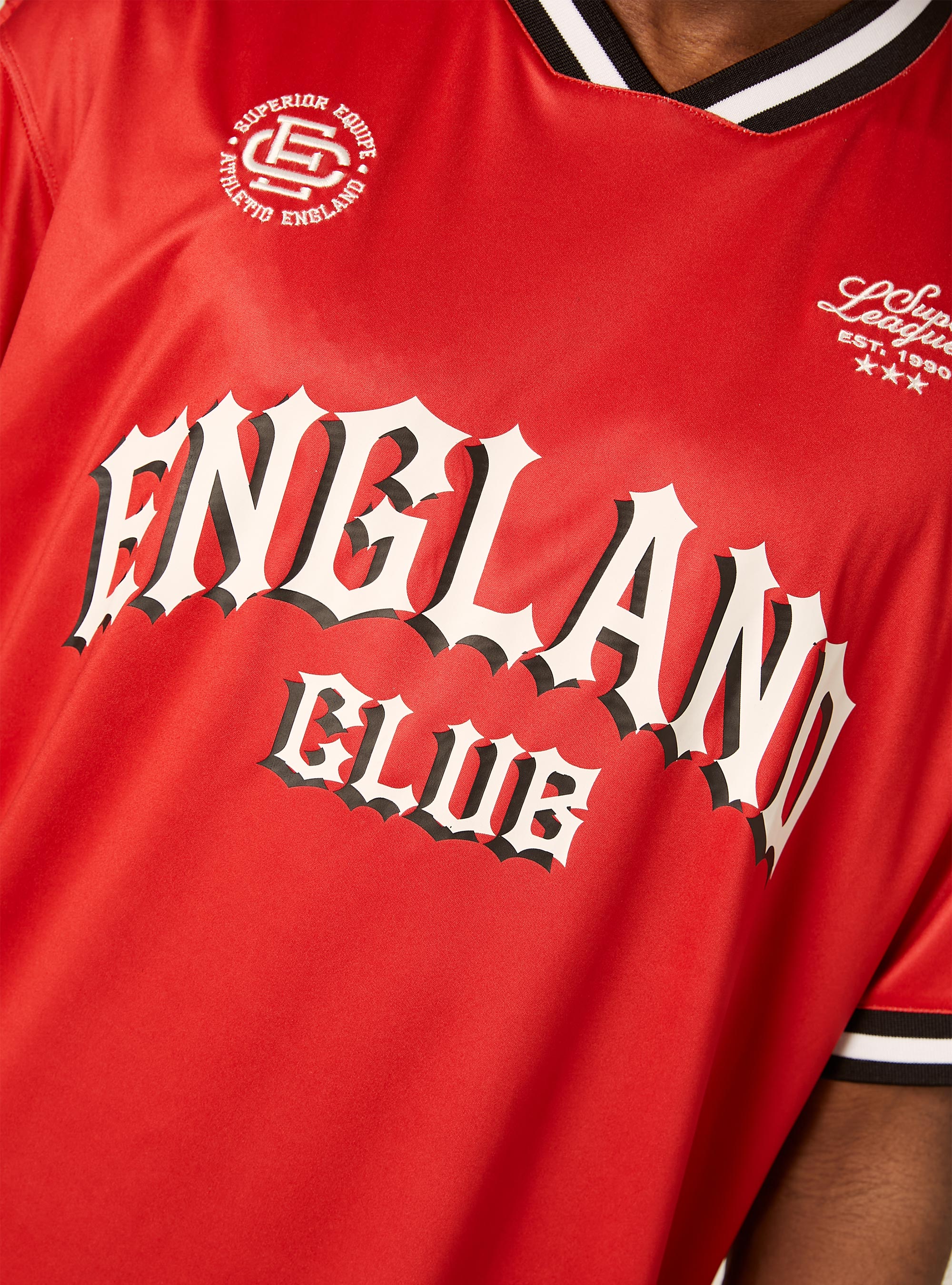 Maillot de Foot Blokecore en Tissu Technique L&eacute;ger, RD2 RED MEDIUM