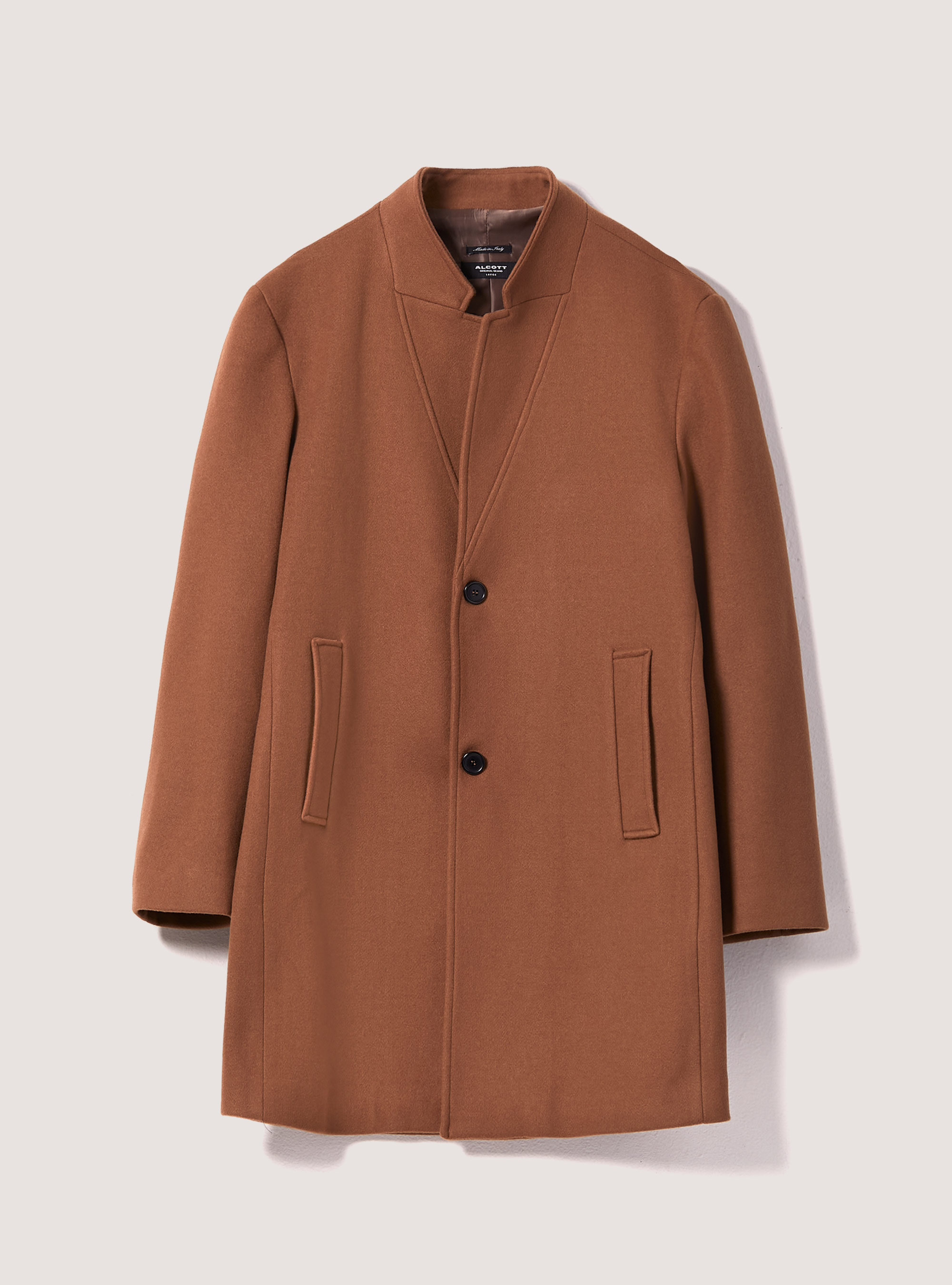 Cappotto monopetto, TB1 TOBACCO DARK