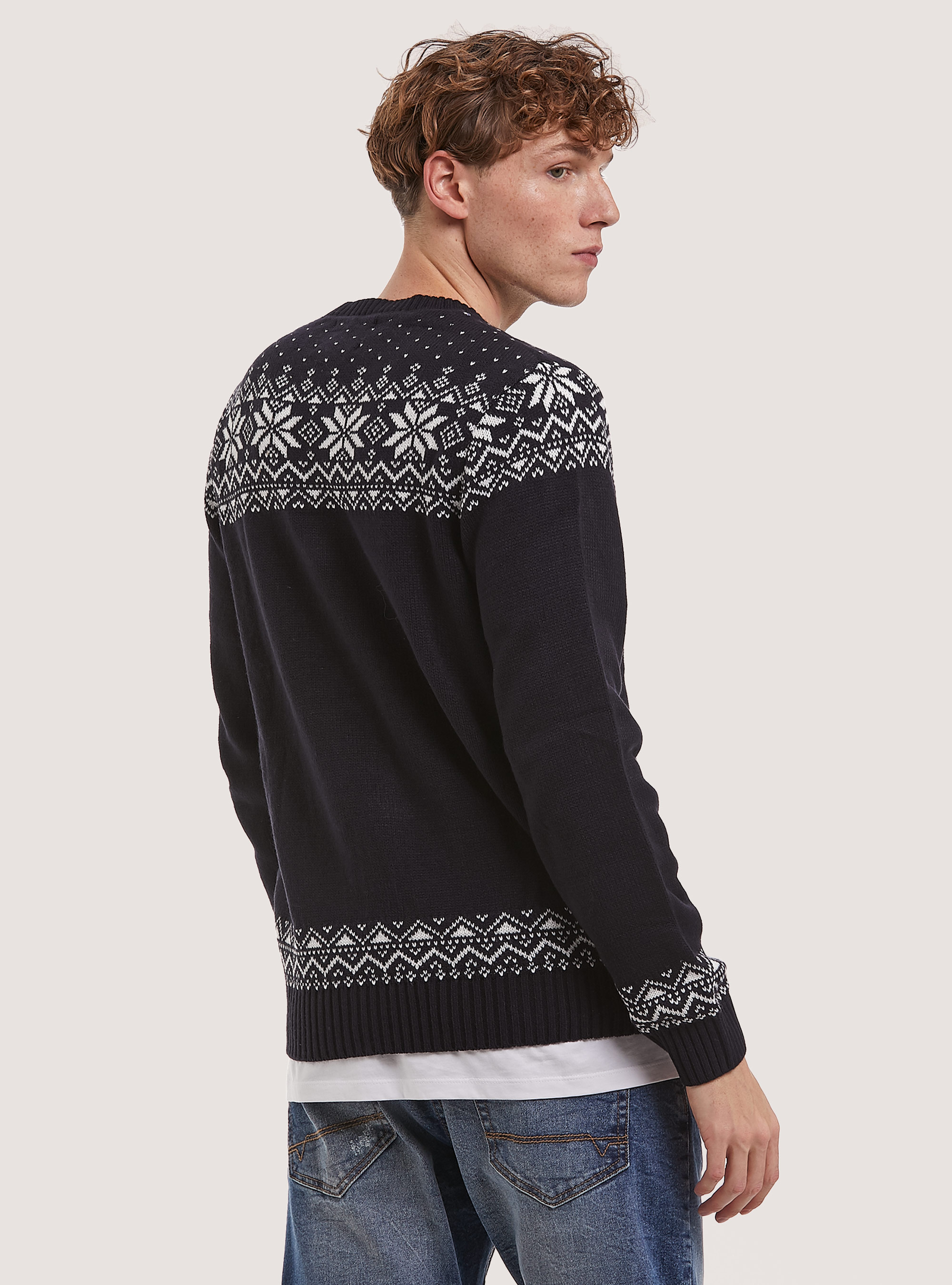 Jersey de peluche Colecci&oacute;n Familiar de Navidad, NA1 NAVY DARK