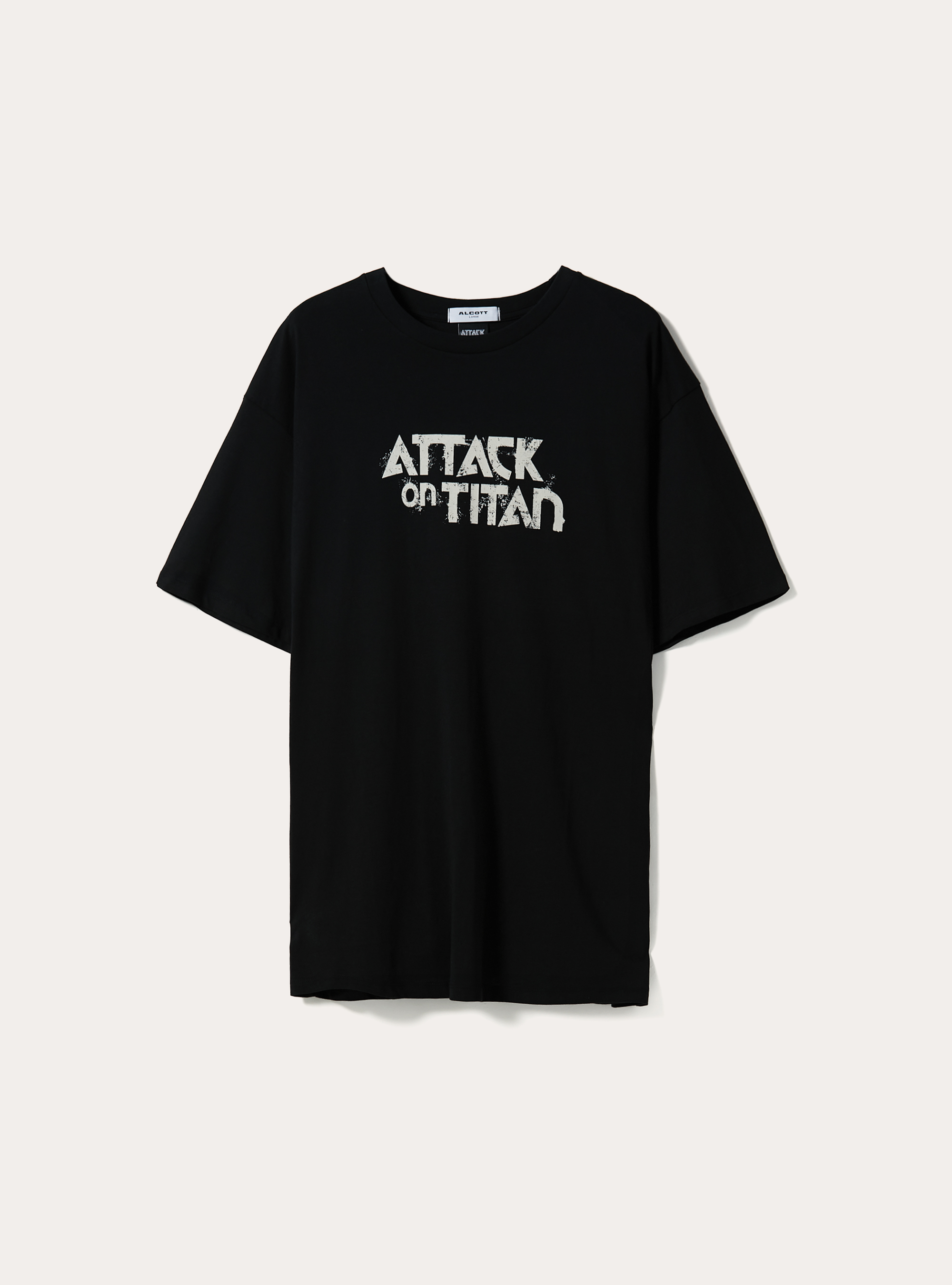 Camiseta Attack on Titan / Alcott, BK1 BLACK