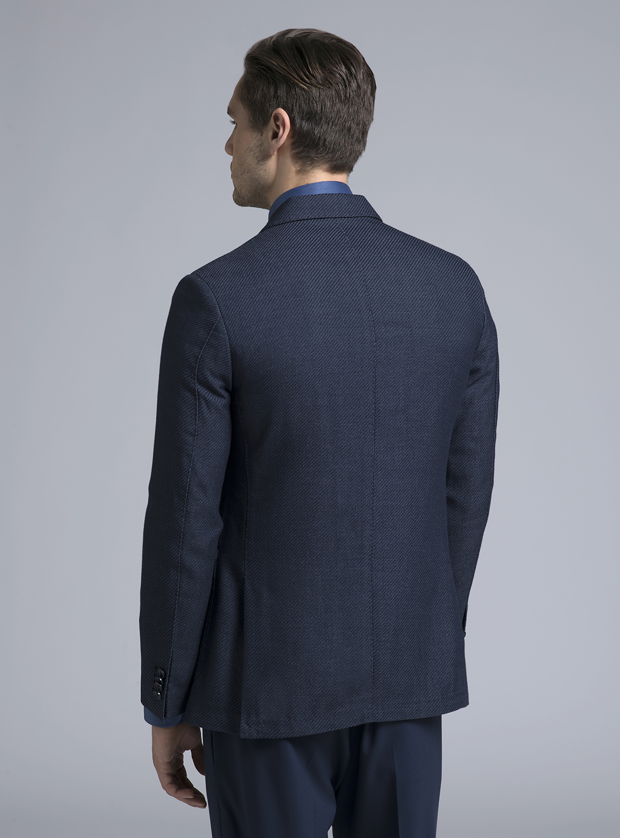 Giacca doppiopetto, BLU MARINO