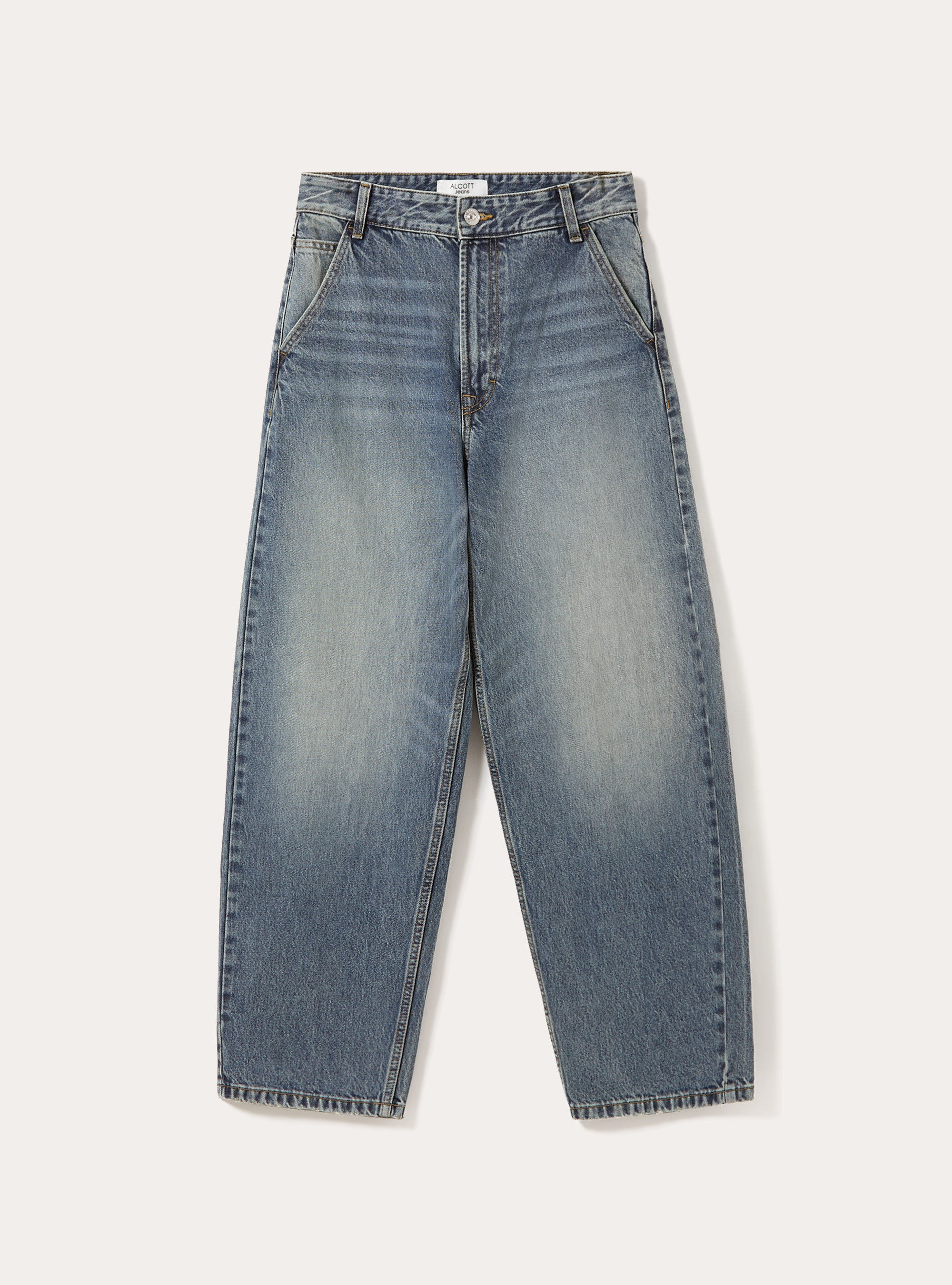 Skater Fit Jeans, D006 AZURE