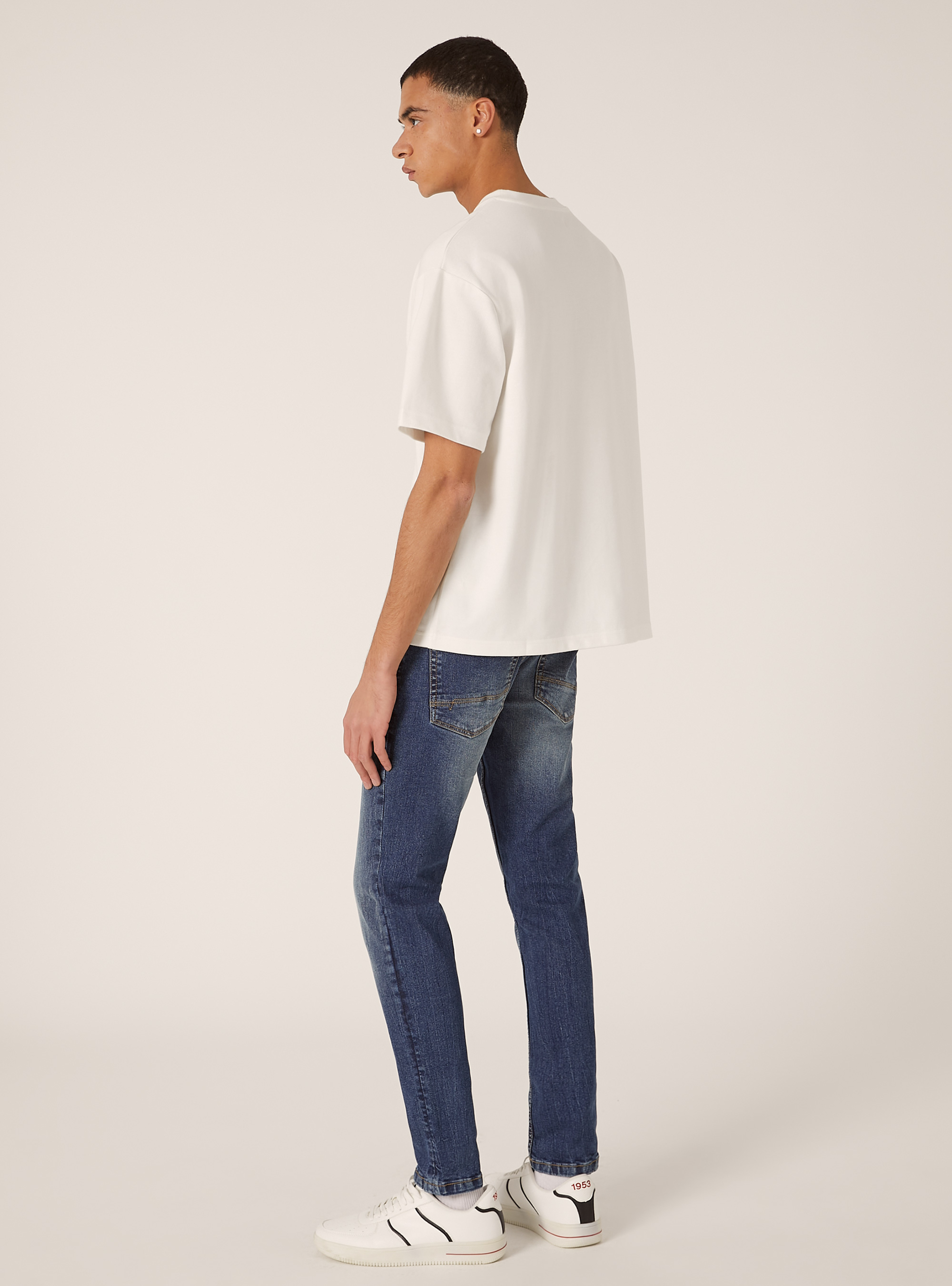 Jeans skinny fit, D002 MEDIUM DARK BLUE