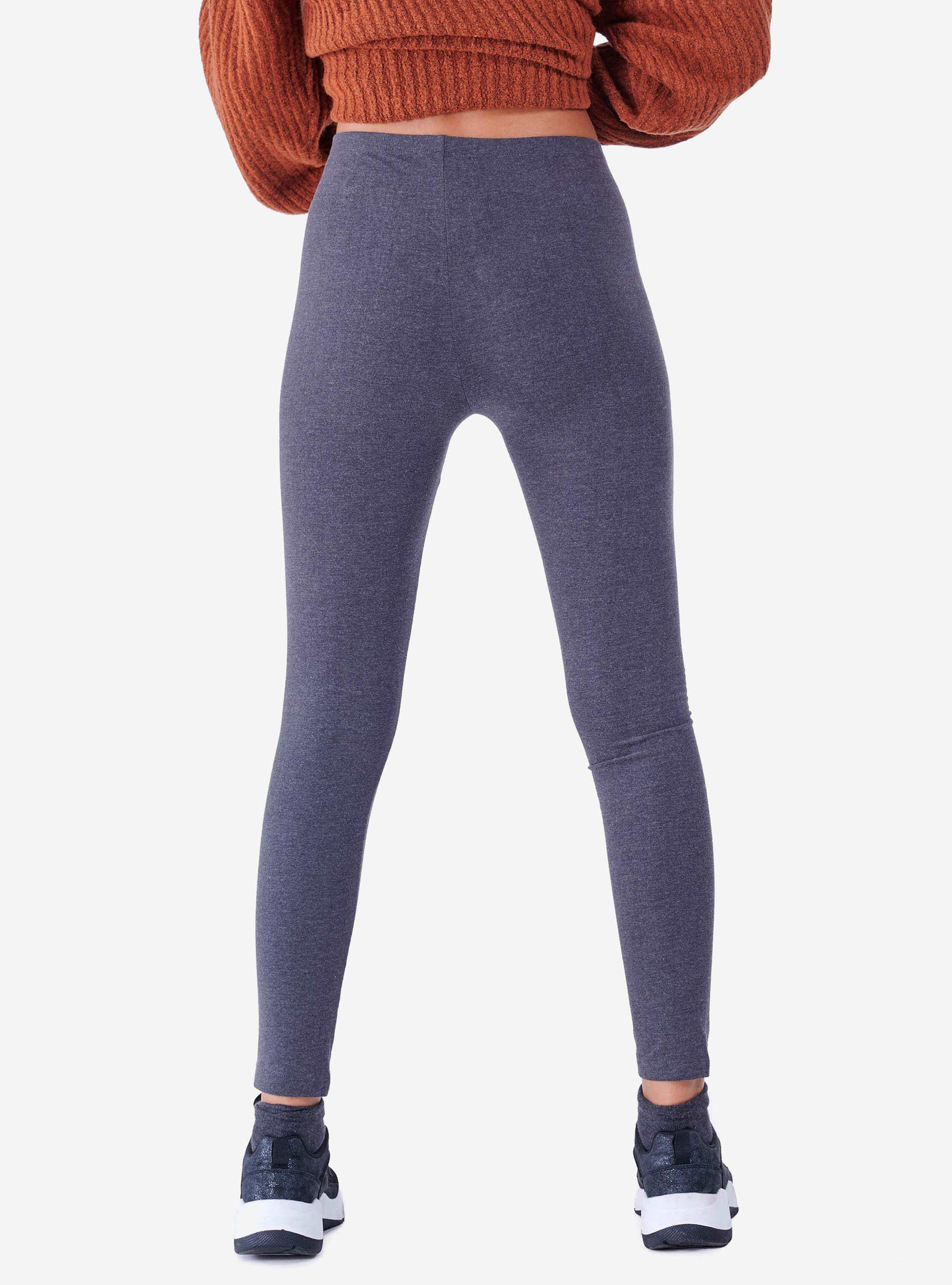 Leggings elasticizzati, GRIGIO MELANGE