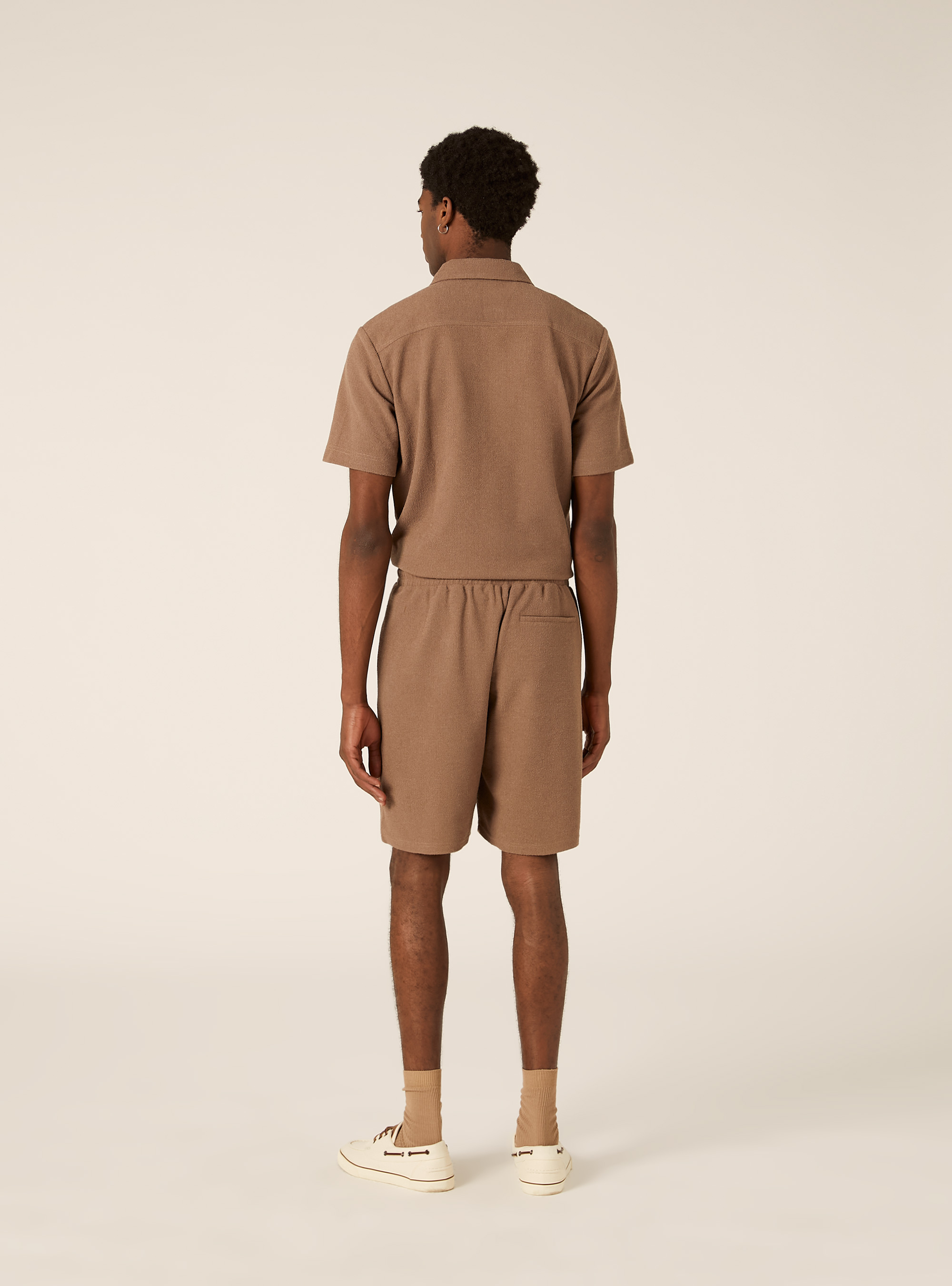 Bermuda in jersey reguar fit, BR2 BROWN MEDIUM