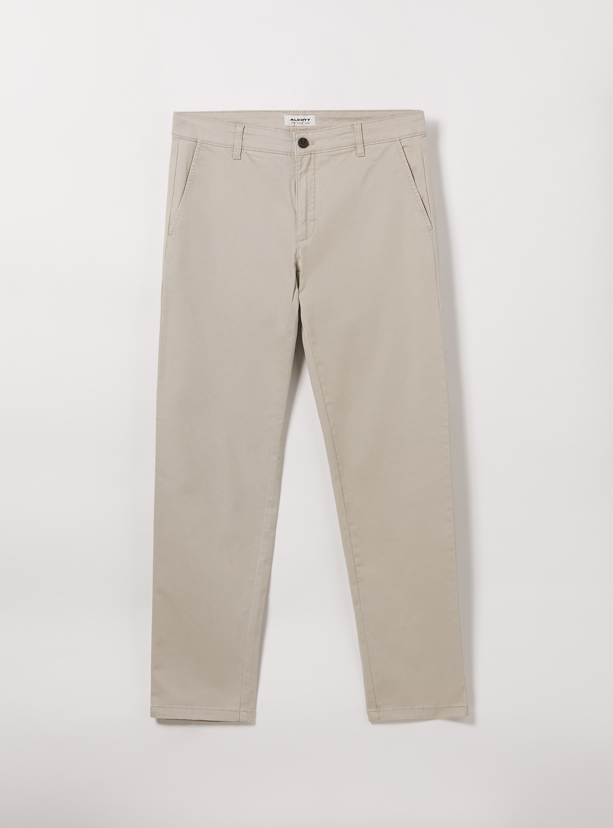 Skinny fit stretch twill chinos, BG2 BEIGE MEDIUM