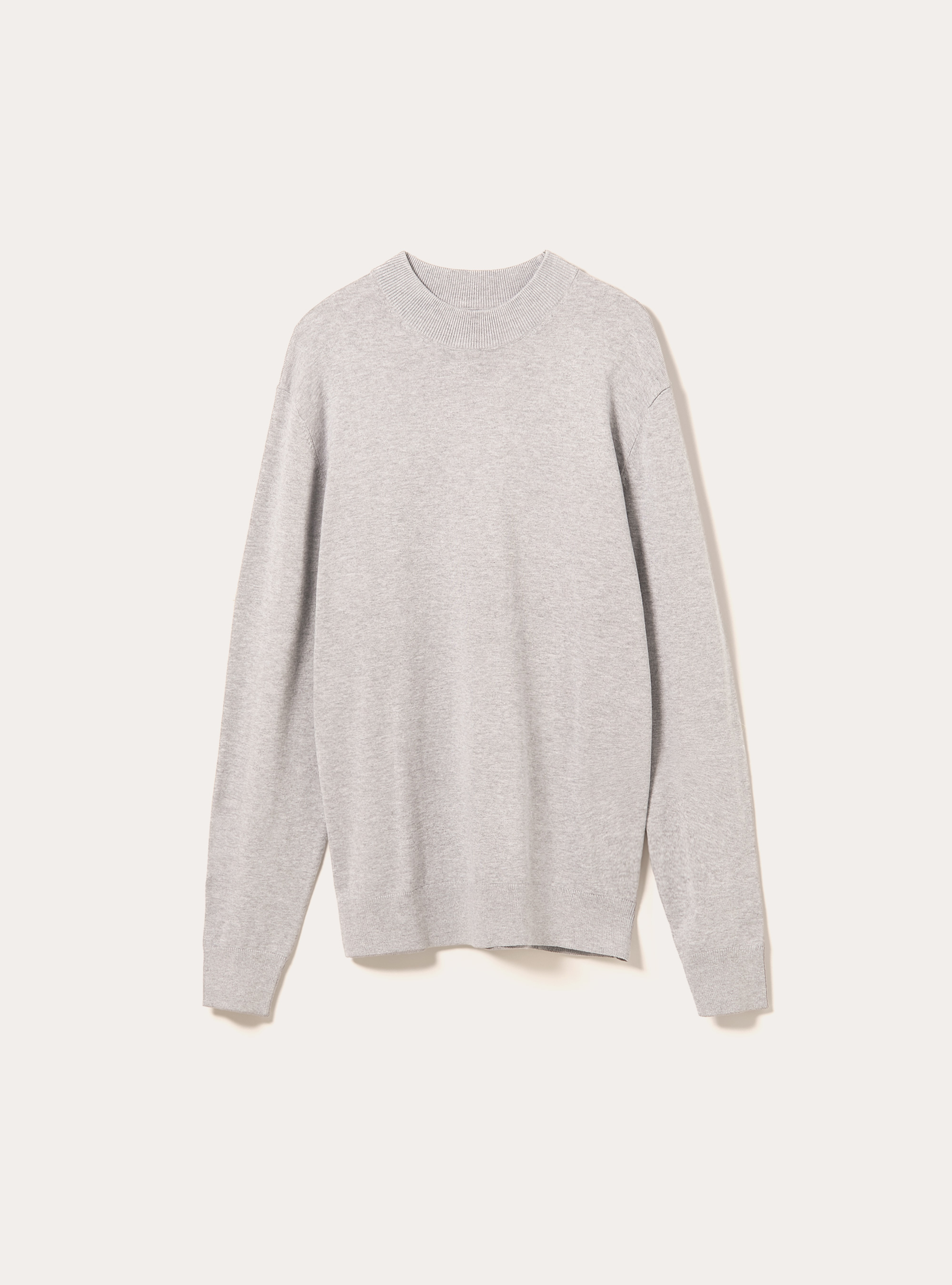 Jersey de cuello medio, MGY2 GREY MEL MEDIUM