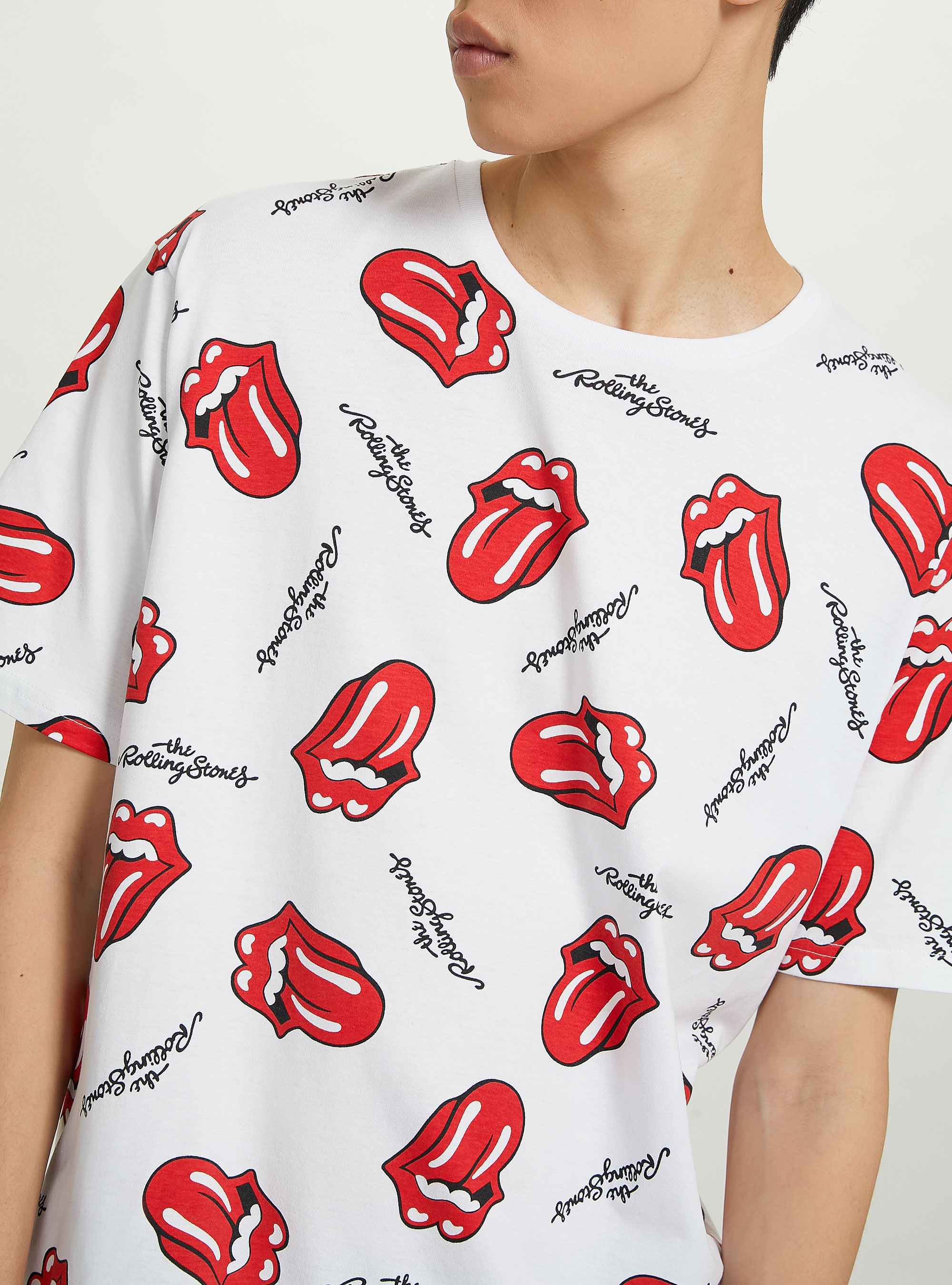 Rolling Stones / Alcott T-shirt, WH3 WHITE