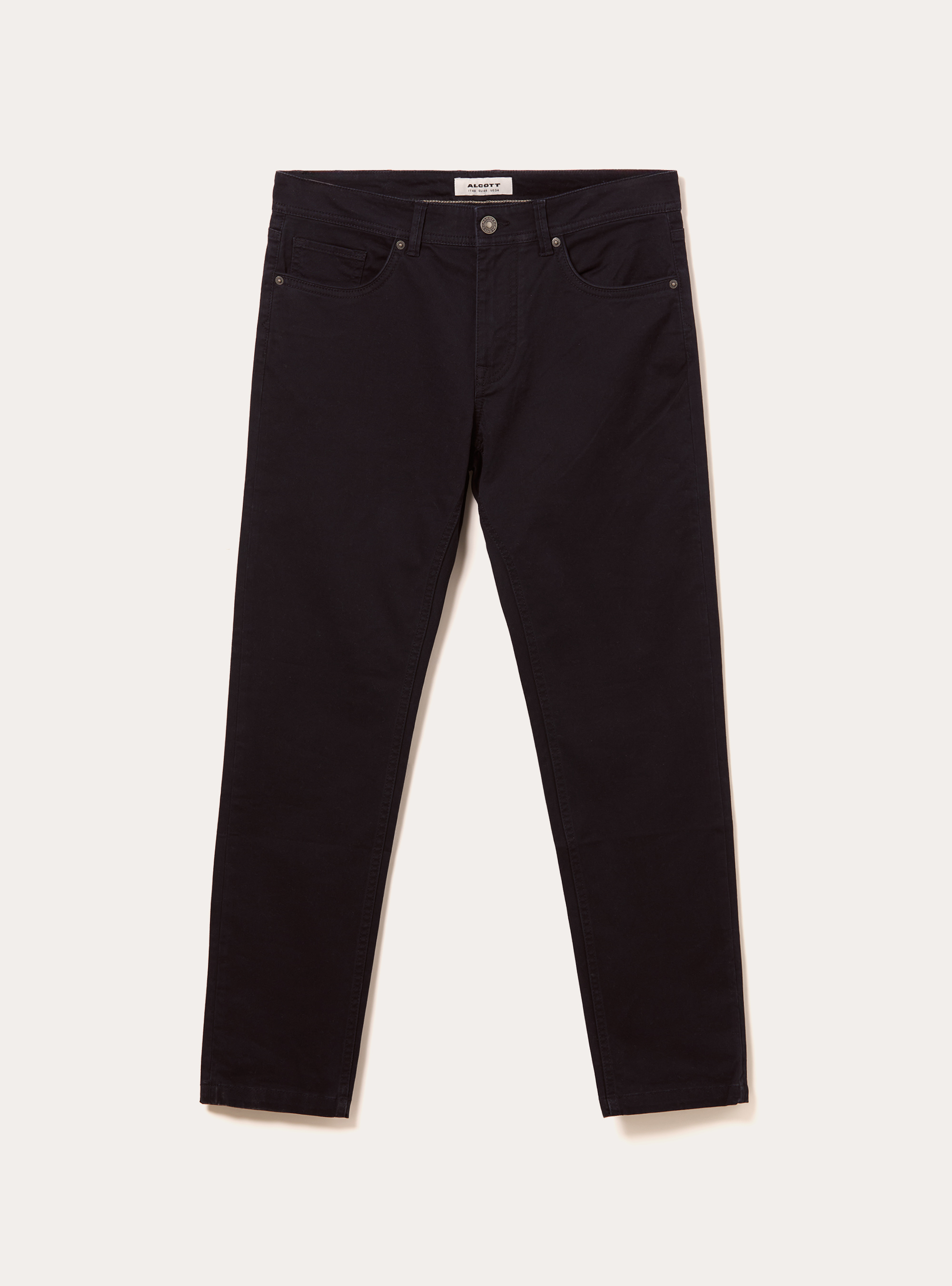 Pantalones pitillo de algodón, NA1 NAVY DARK