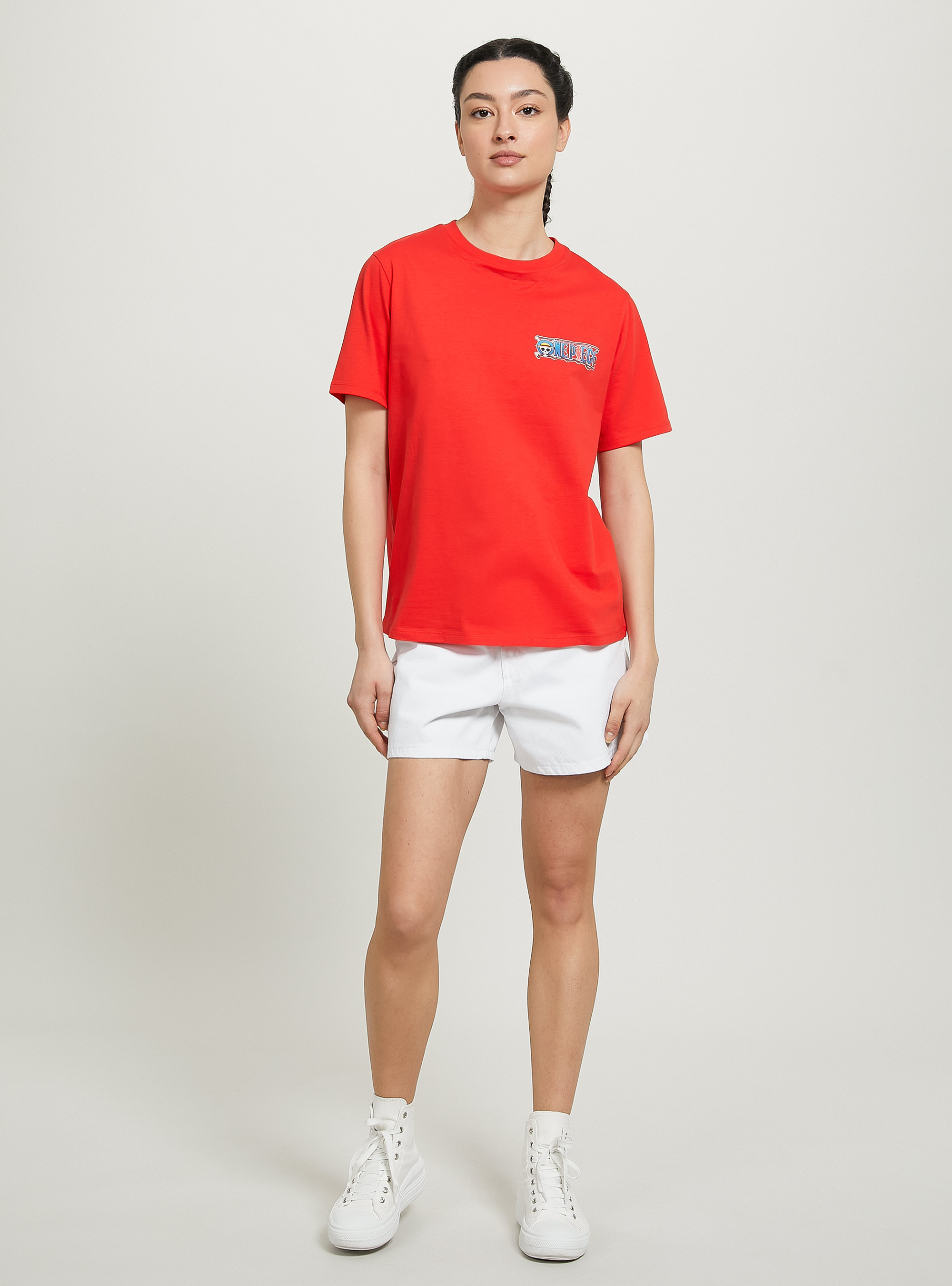 One Piece / Alcott T-shirt, CL2 CORAL MEDIUM