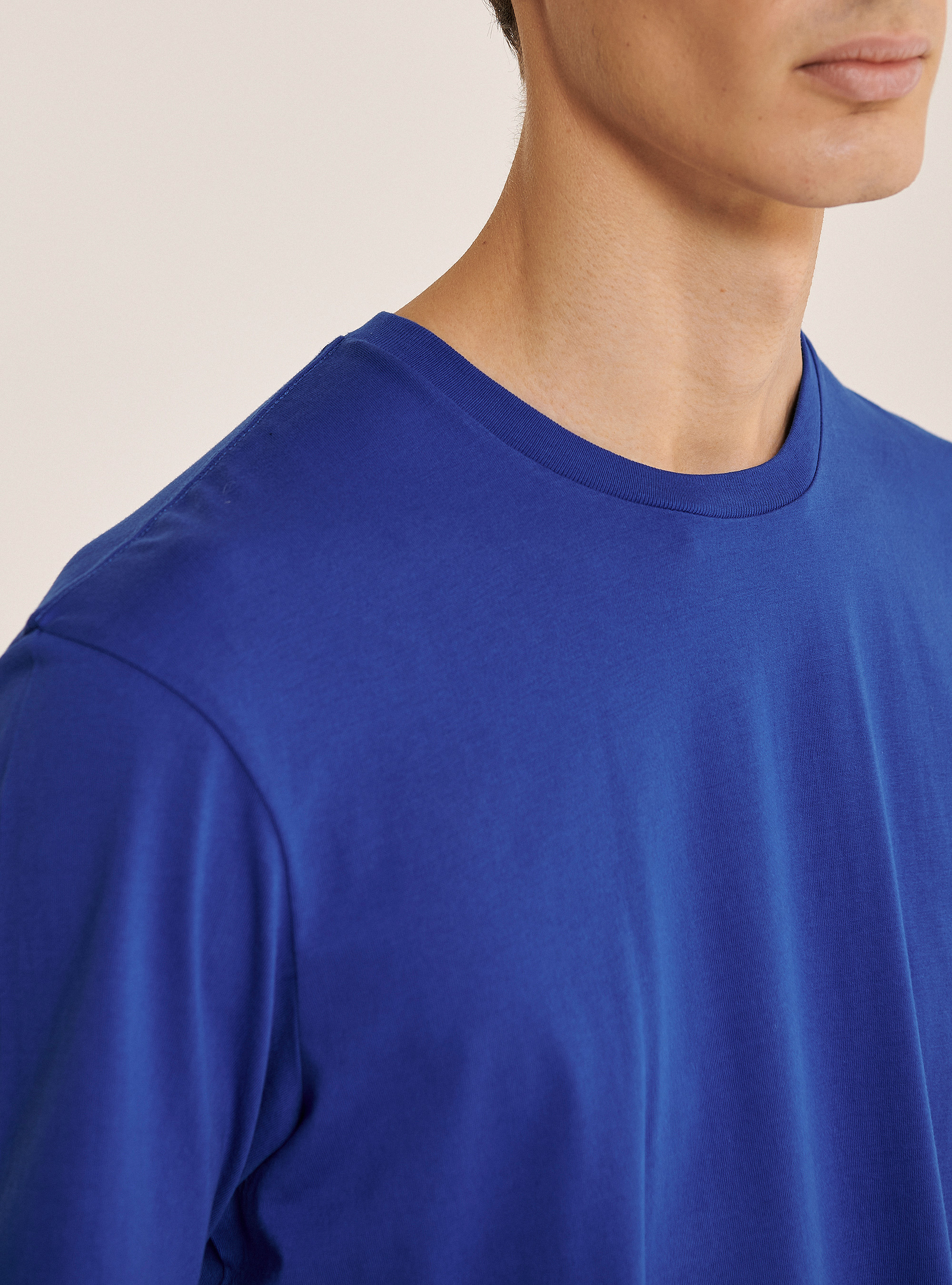 Cotton basic T-shirt, C2227 ROYALE