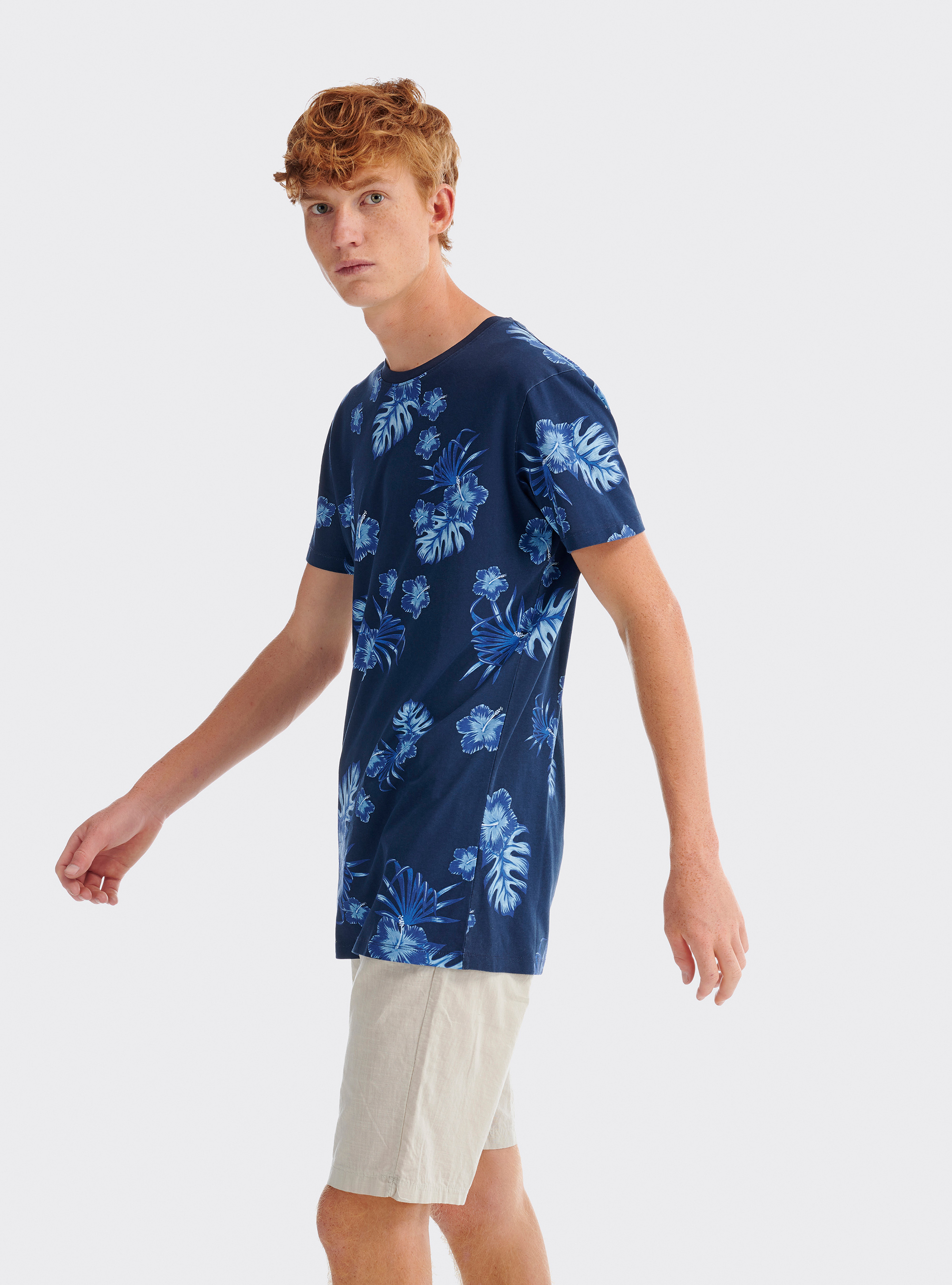 BEDRUCKTES T-SHIRT, FL FLOREAL