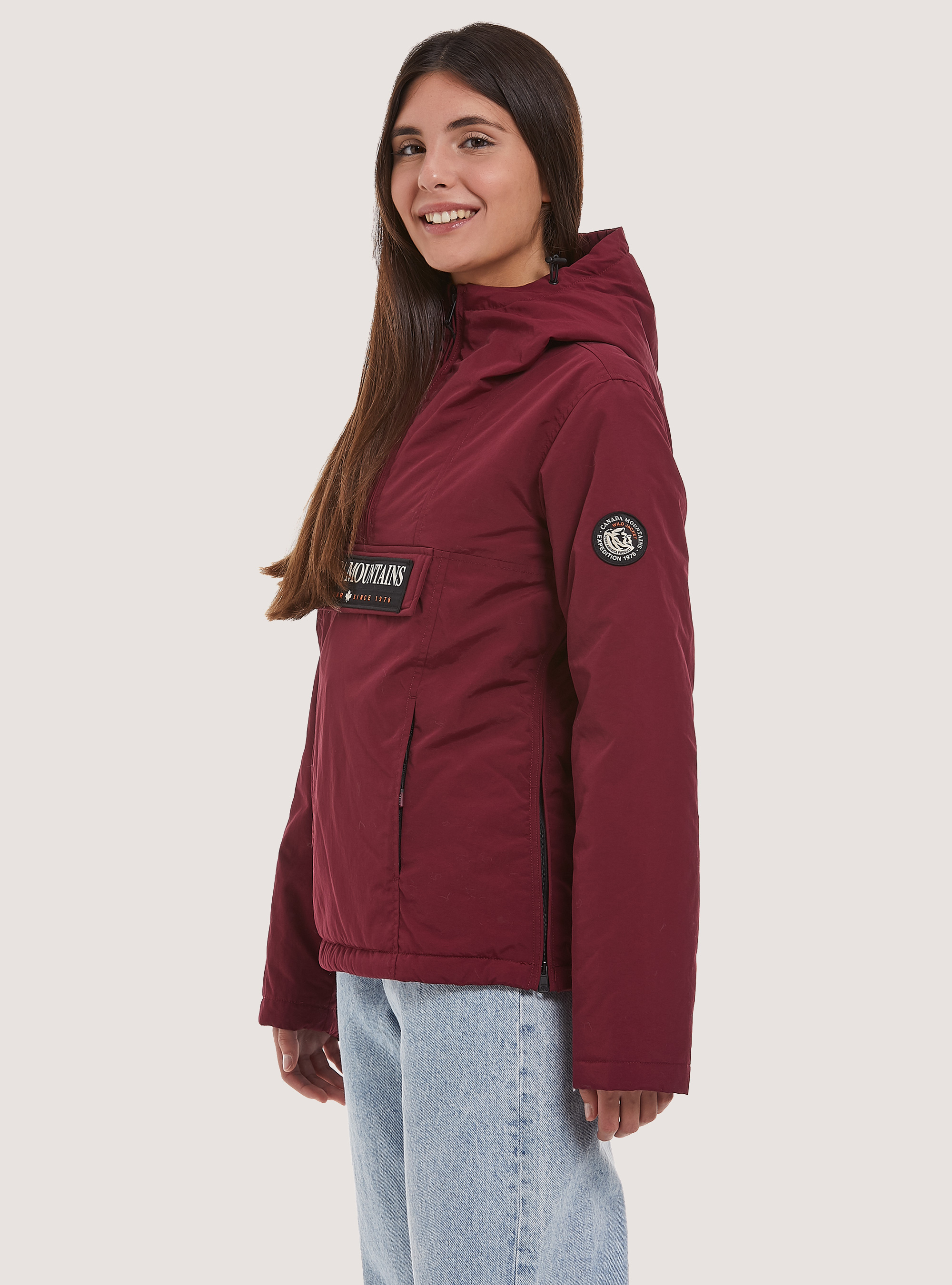 Anorak jacket with recycled padding, BO2 BORDEAUX MEDIUM