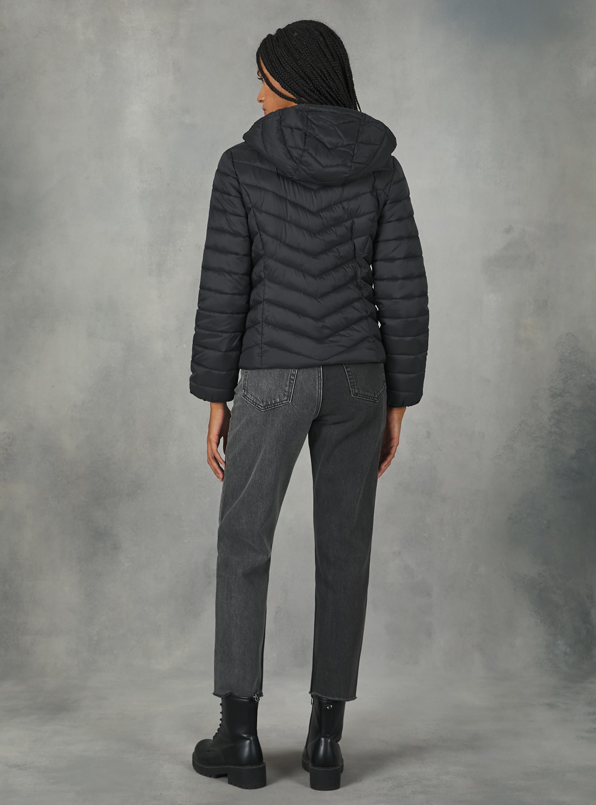 Jacket with recycled padding, BK1 BLACK