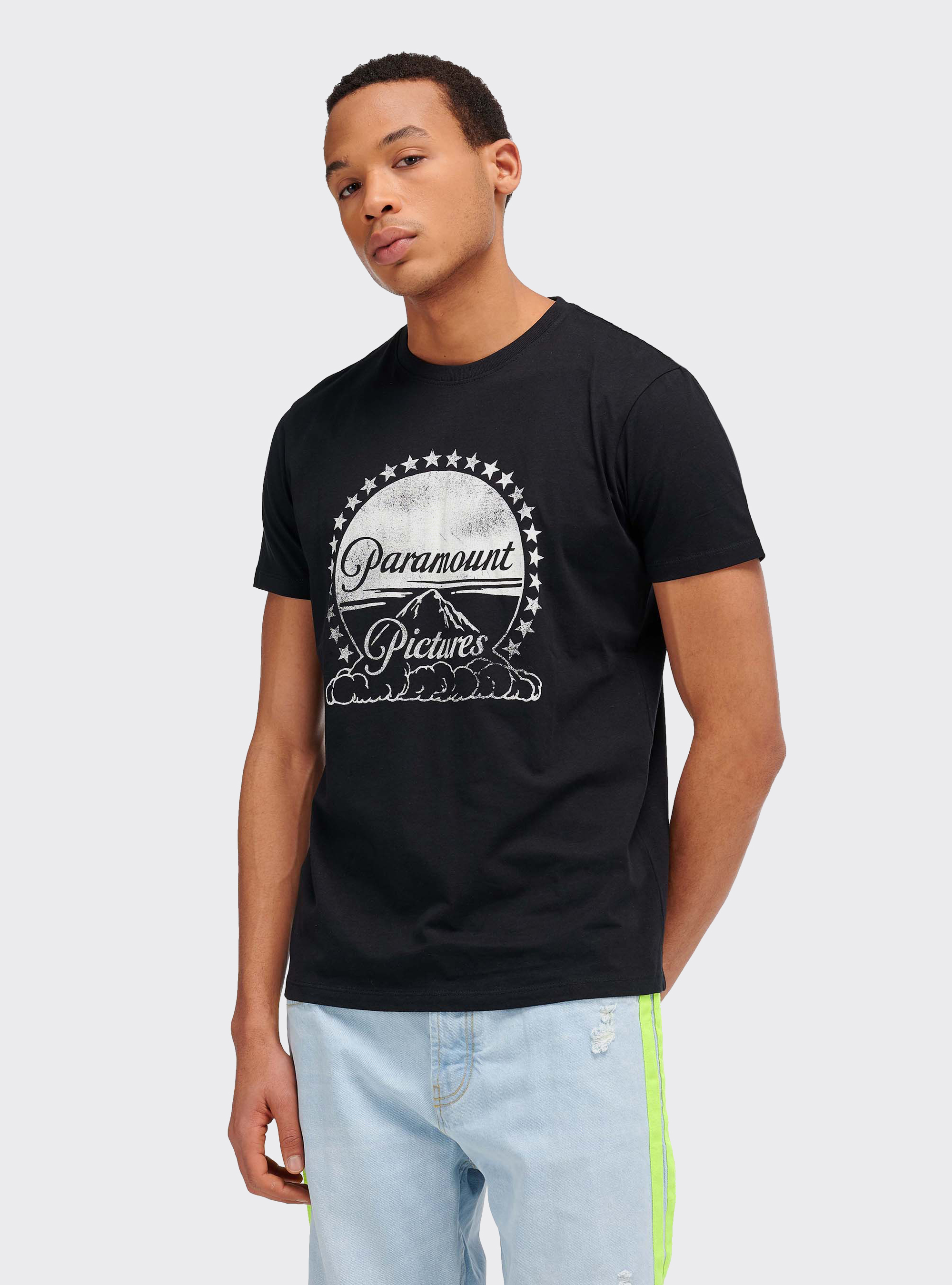 T-shirt Paramount, BLACK