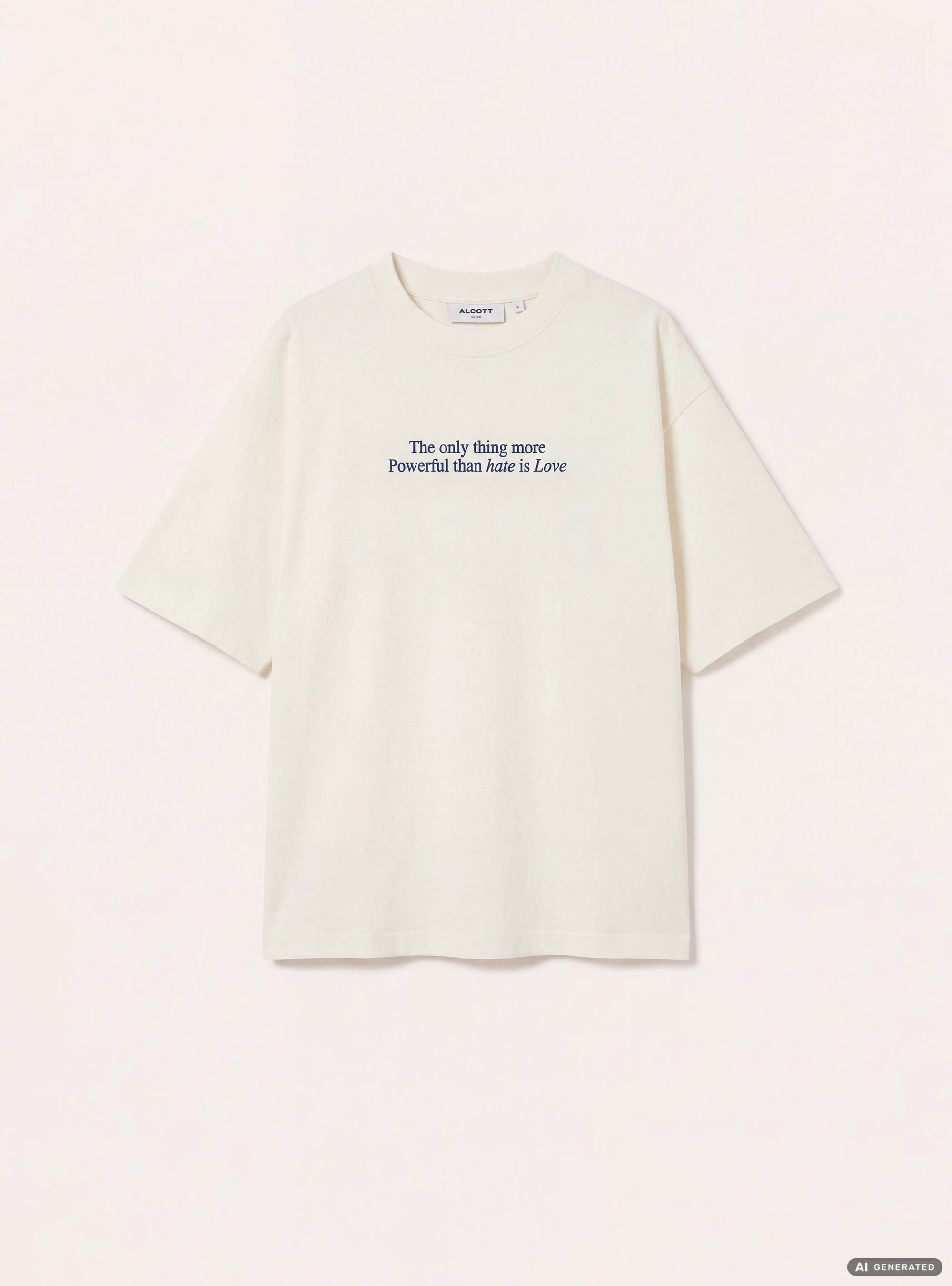 Camiseta de corte recto de la colecci&oacute;n Latino, WH2 WHITE