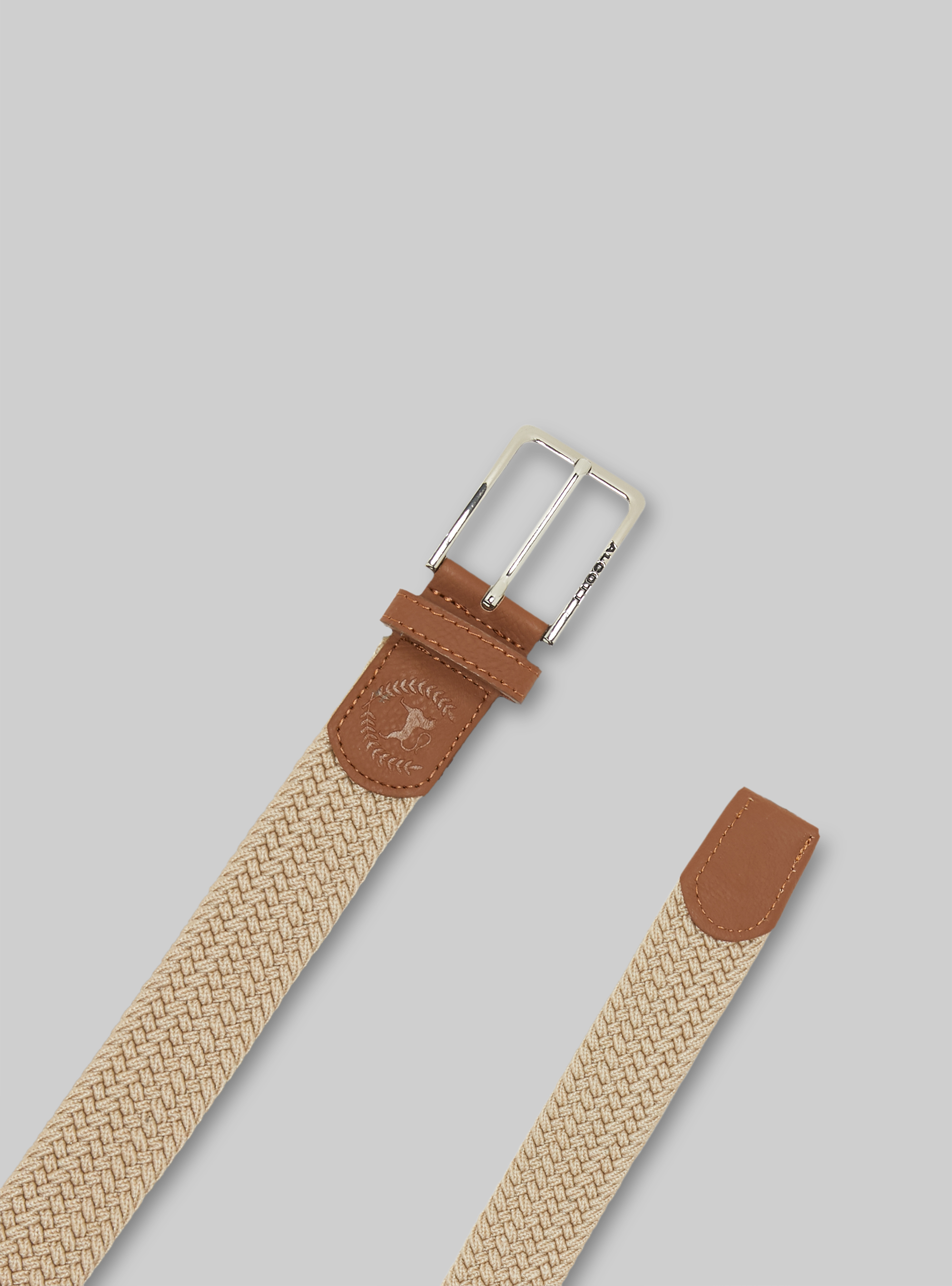 Cintura intrecciata, BG2 BEIGE MEDIUM