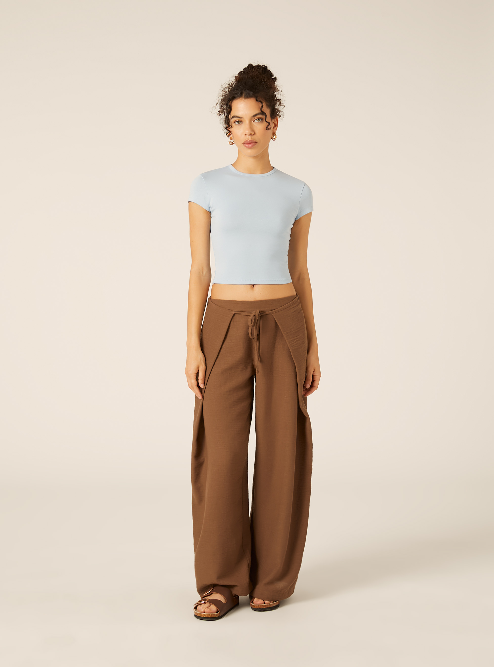 Maglietta in cotone slim fit, AZ3 AZURE LIGHT