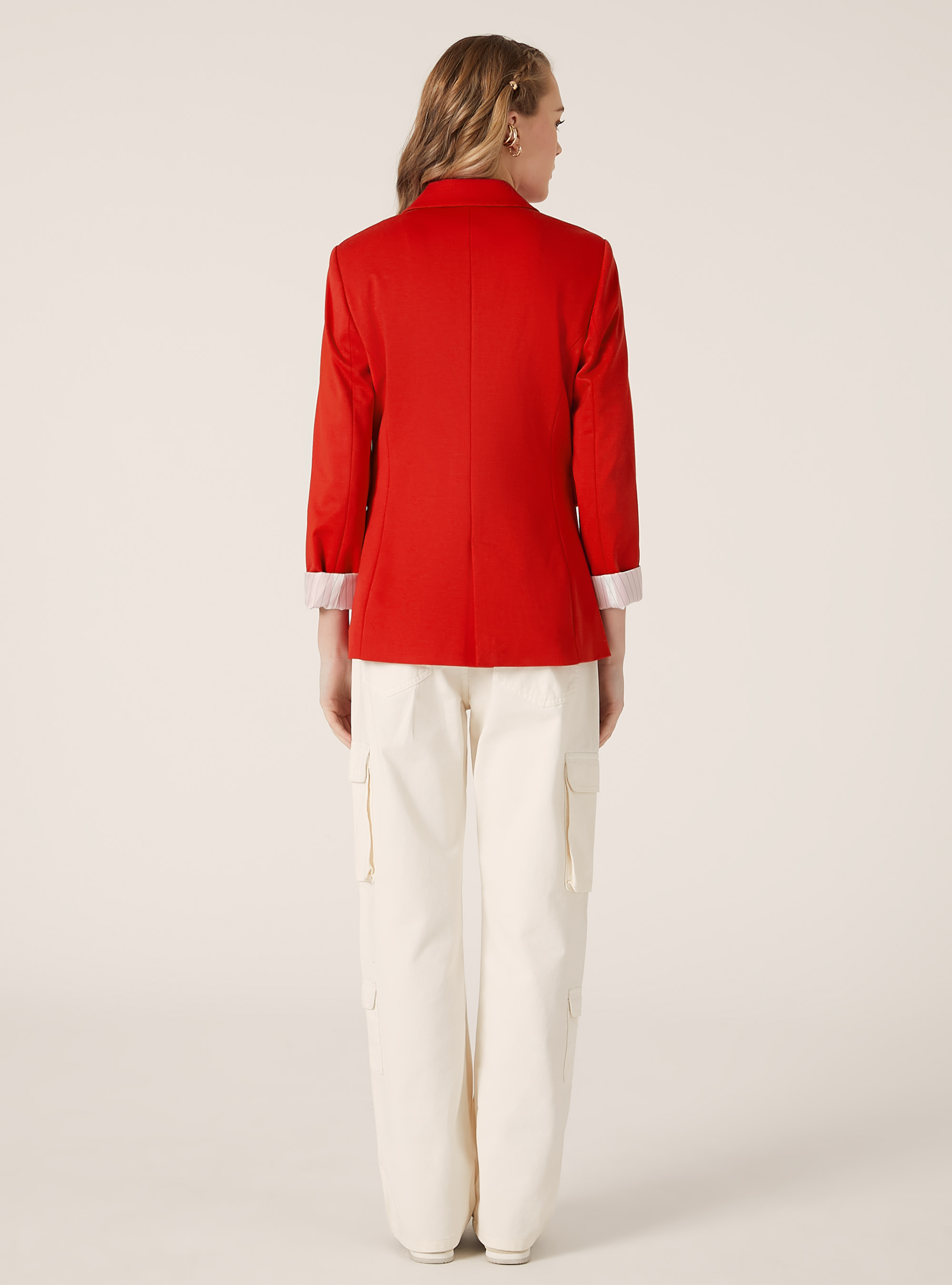 Jersey blazer, RD2 RED MEDIUM