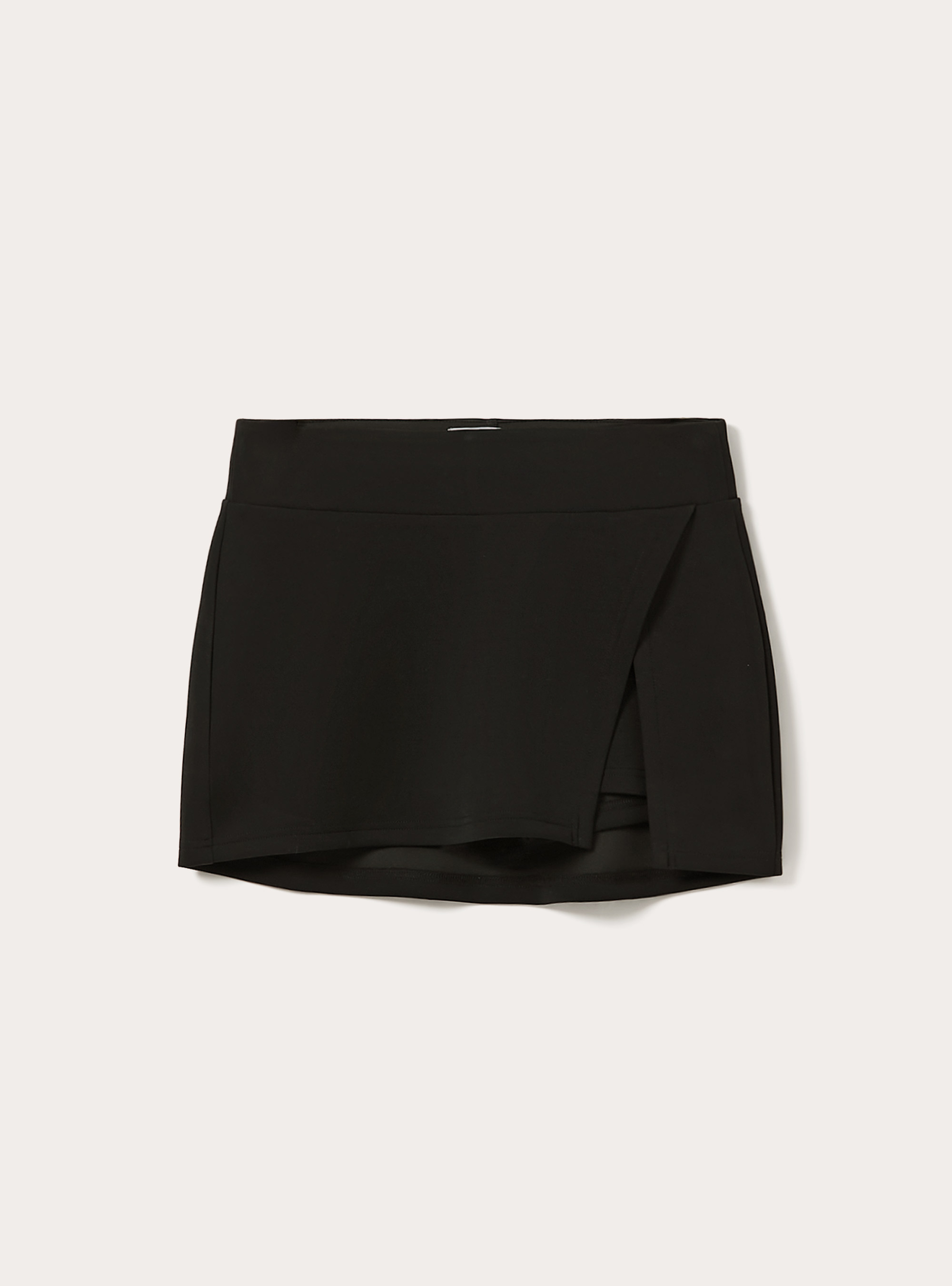 Skort Soft Touch in Uni-Farbe, BK1 BLACK