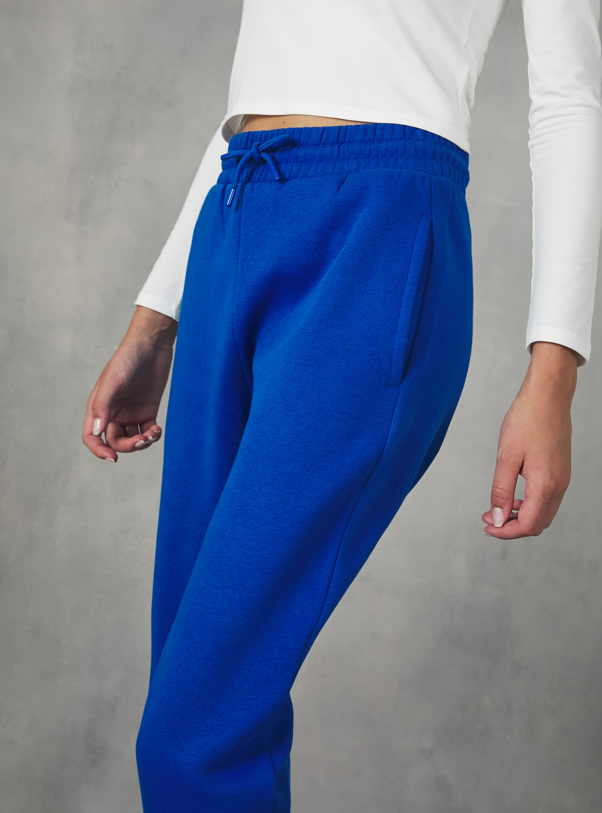 Plush jogger trousers, RY2 ROYALE MEDIUM