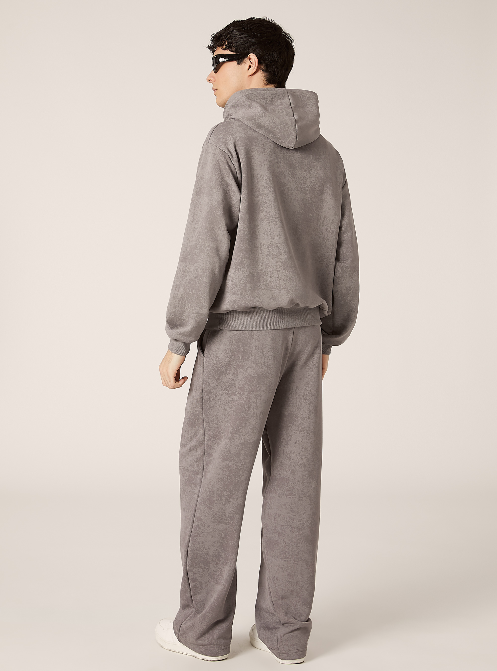 Sweat boxy marbré, GY2 GREY MEDIUM