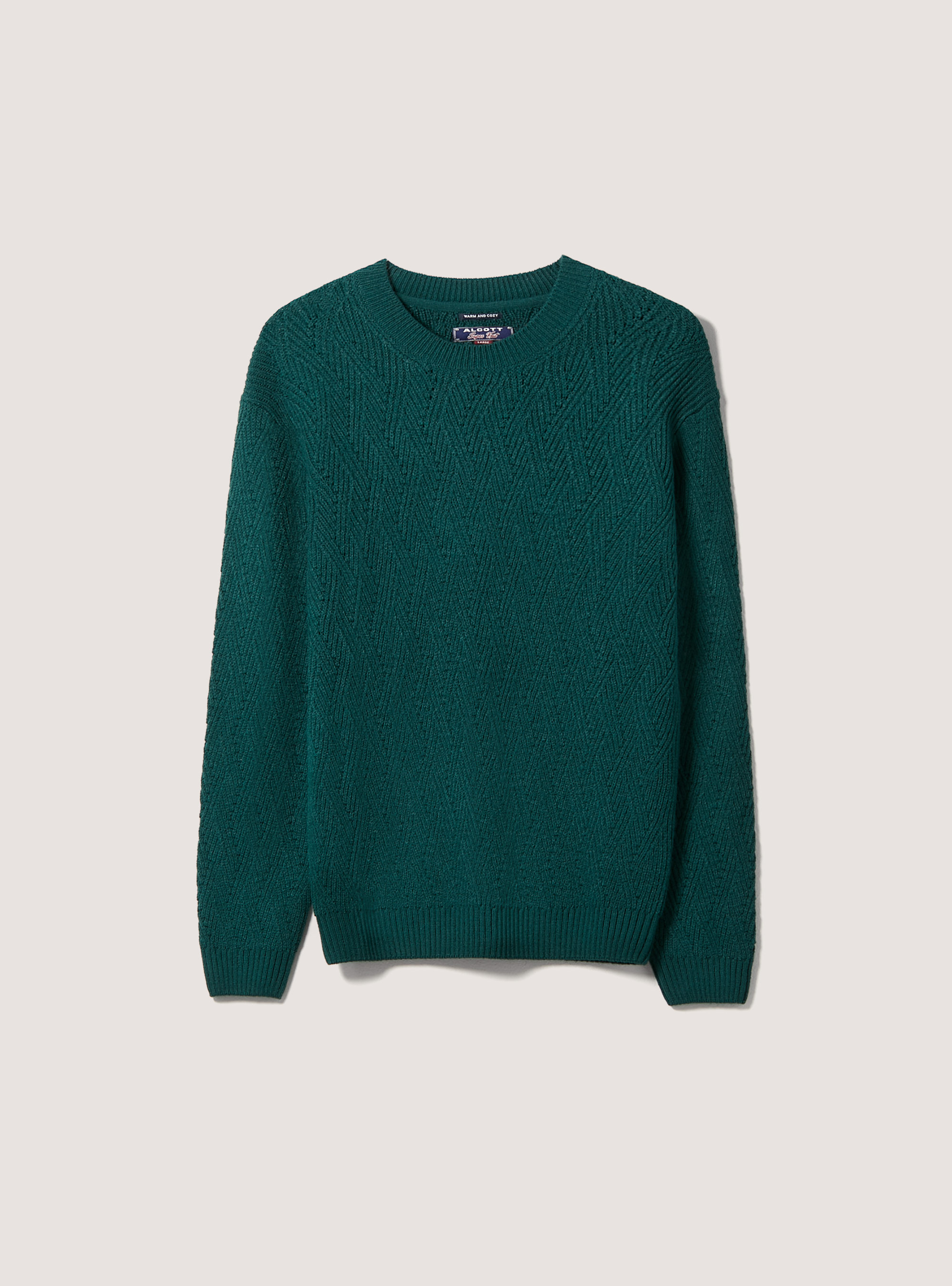 Suave jersey con textura geométrica, GN1 GREEN DARK