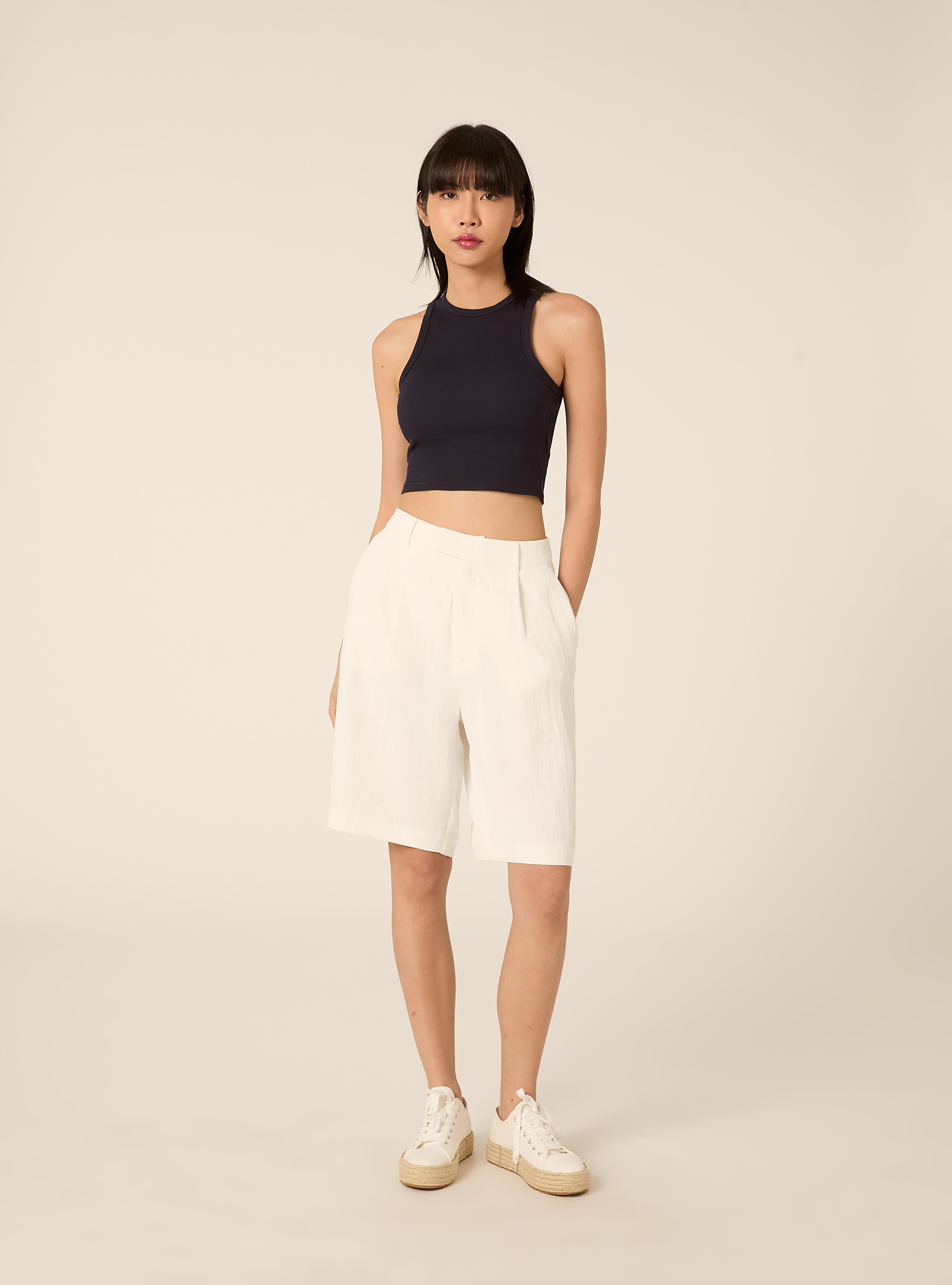 Canotta basic in cannete', NA3 NAVY LIGHT