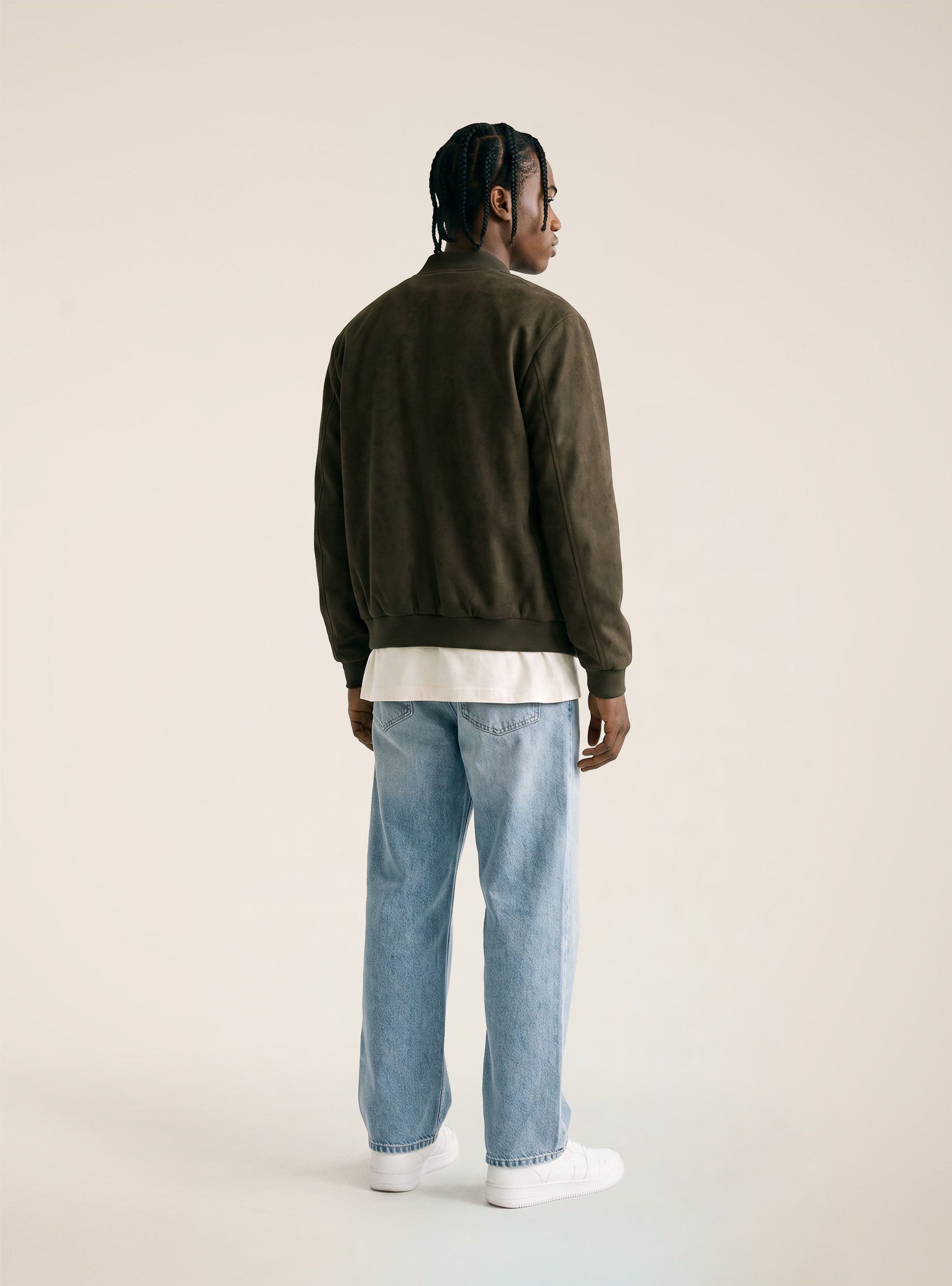 Bomber efecto ante, GY1 GREY DARK