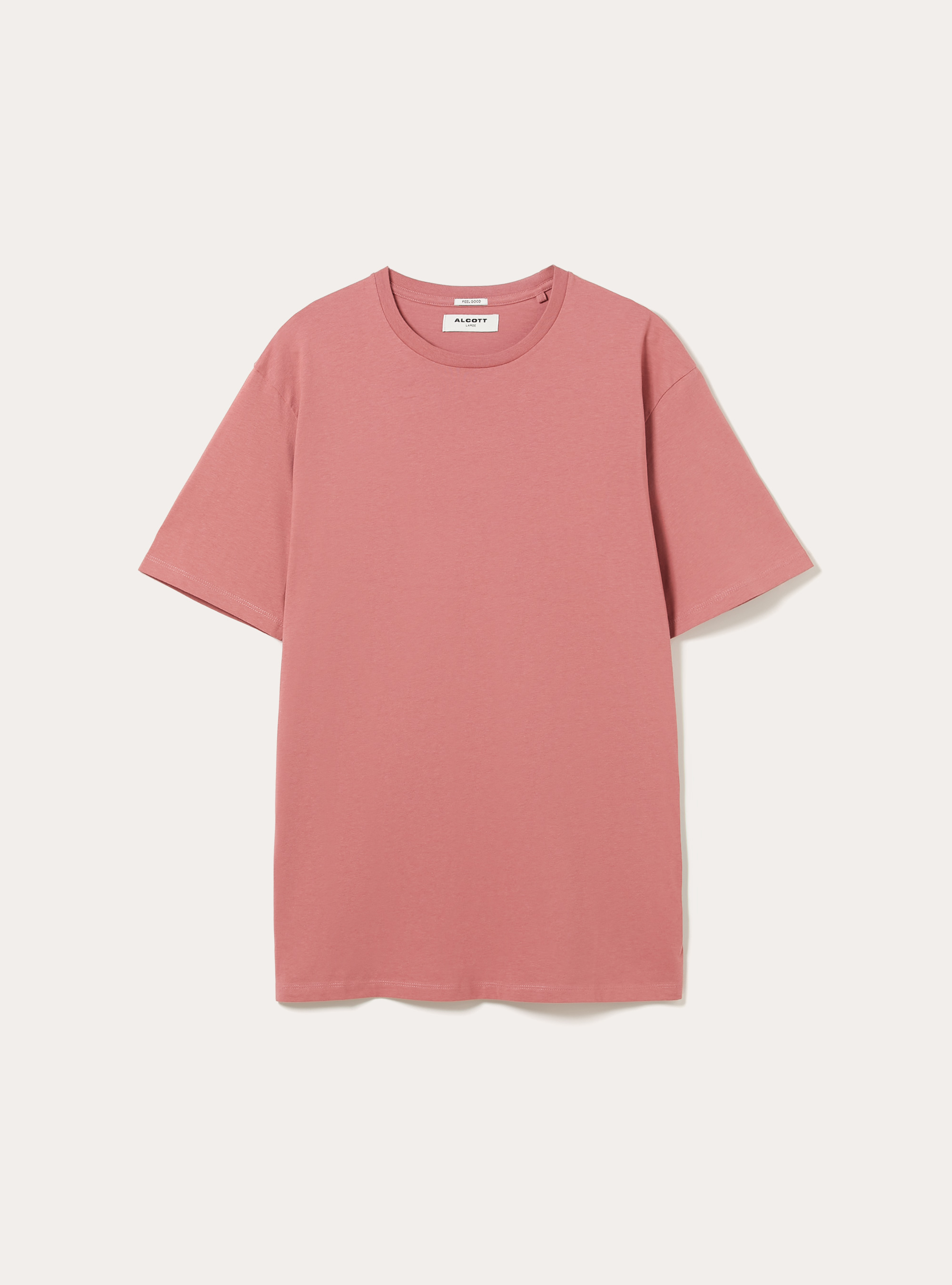 T-shirt basique en coton, PK1 PINK DARK