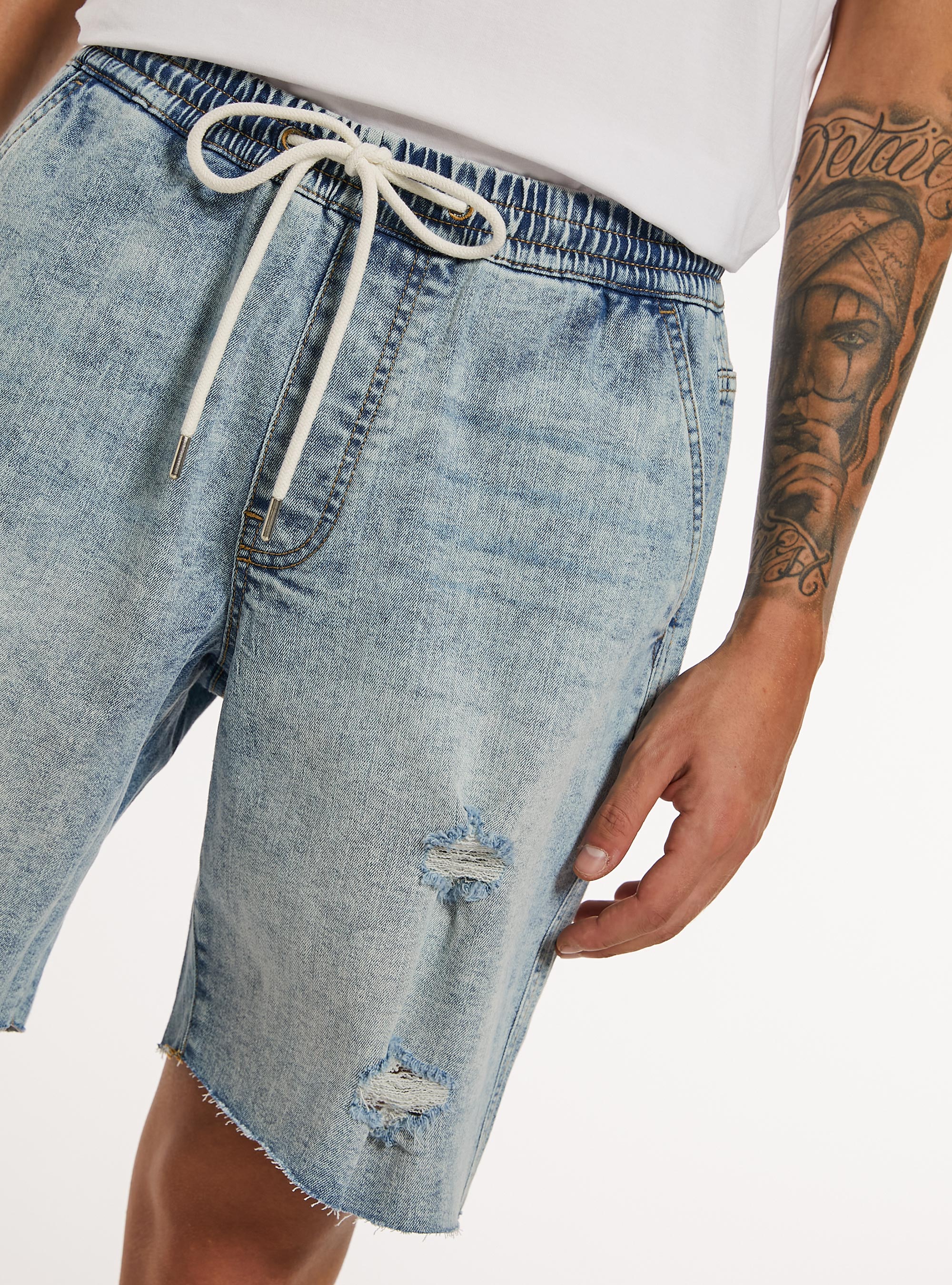 Bermuda jogger, D005 LIGHT BLUE