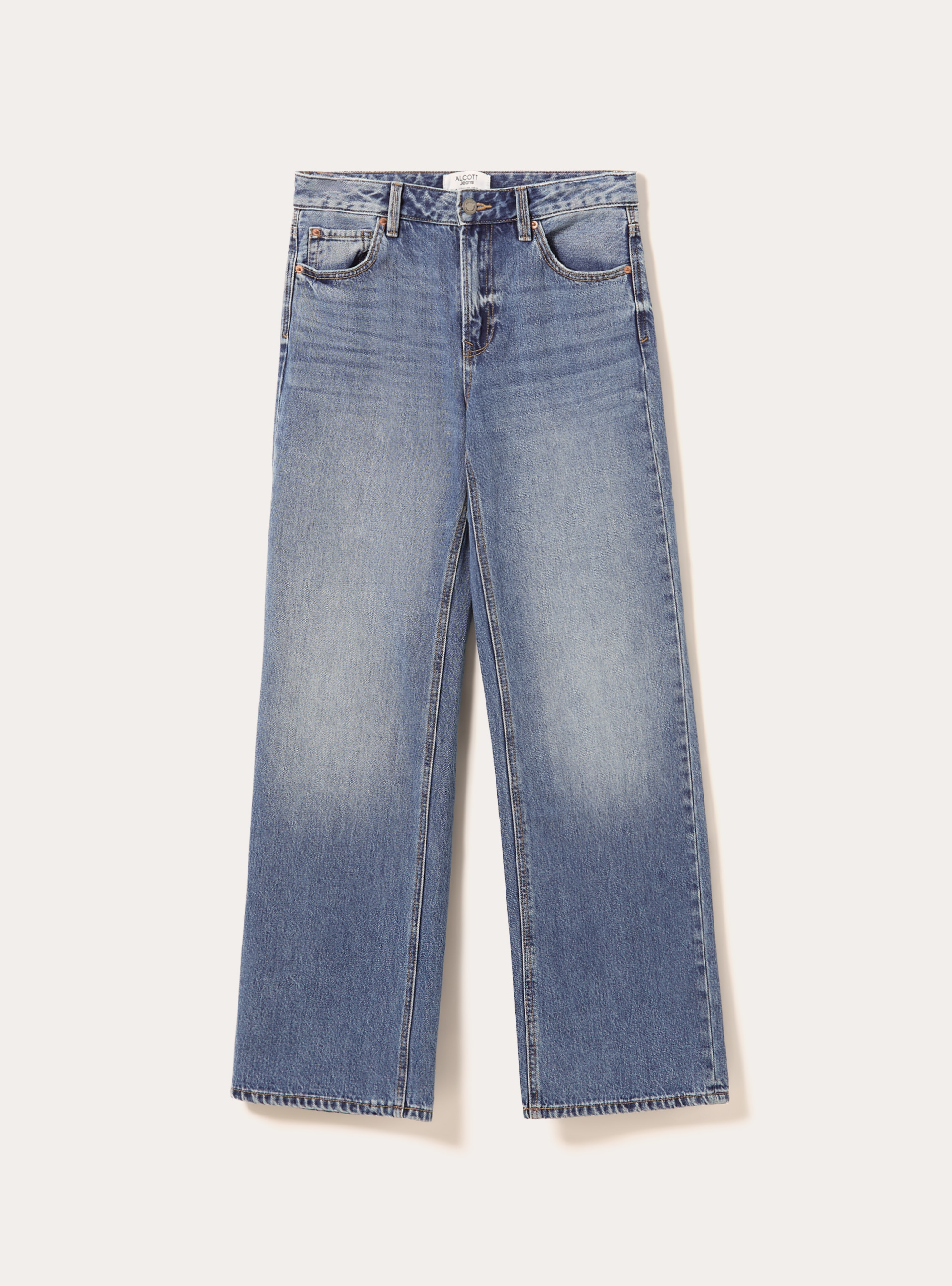 Straight fit jeans, D003 MEDIUM BLUE