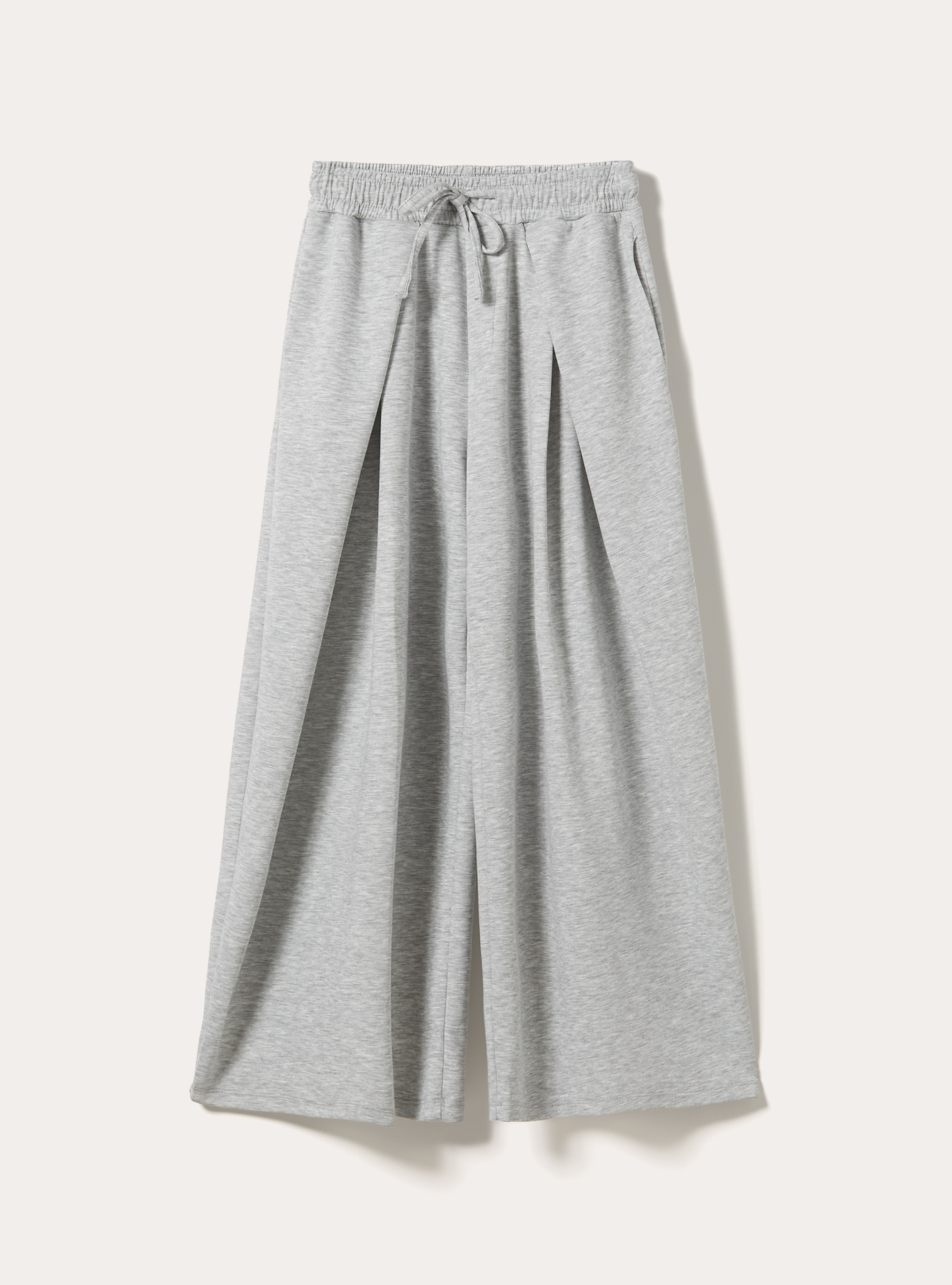 Pantaloni in scuba barrel fit, MGY2 GREY MEL MEDIUM