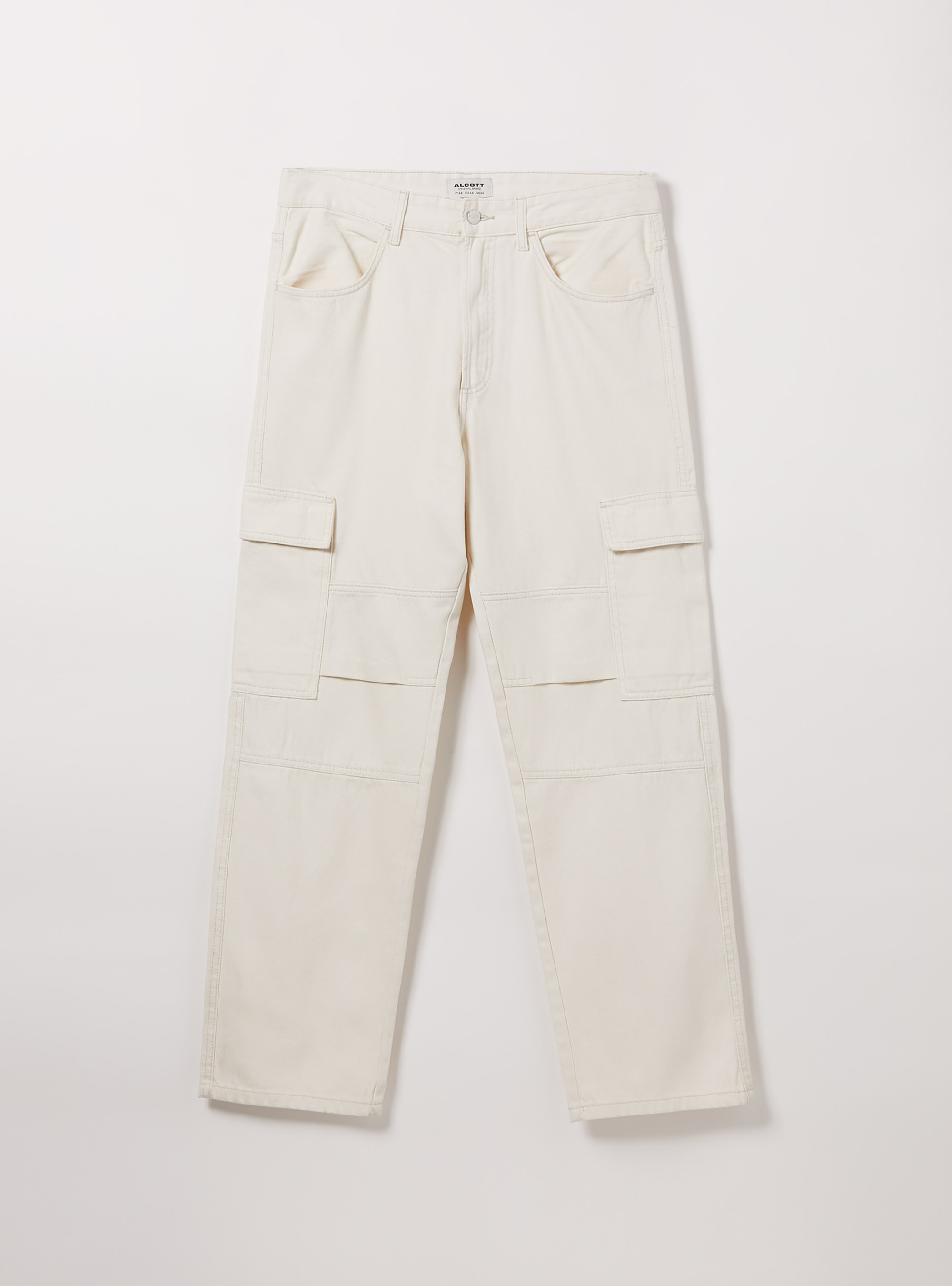 Cotton cargo trousers, WH1 OFF WHITE