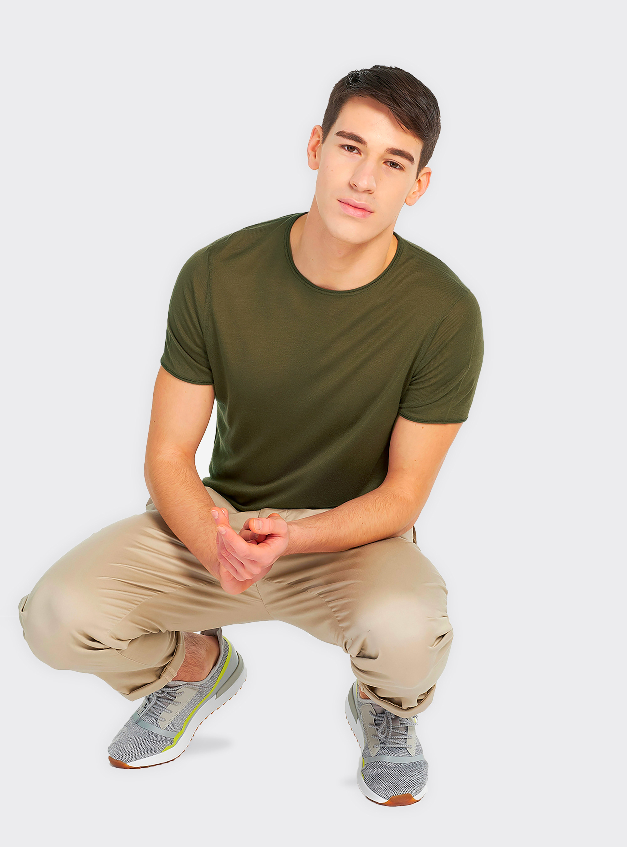 Pull à manches courtes, C6631 KAKY