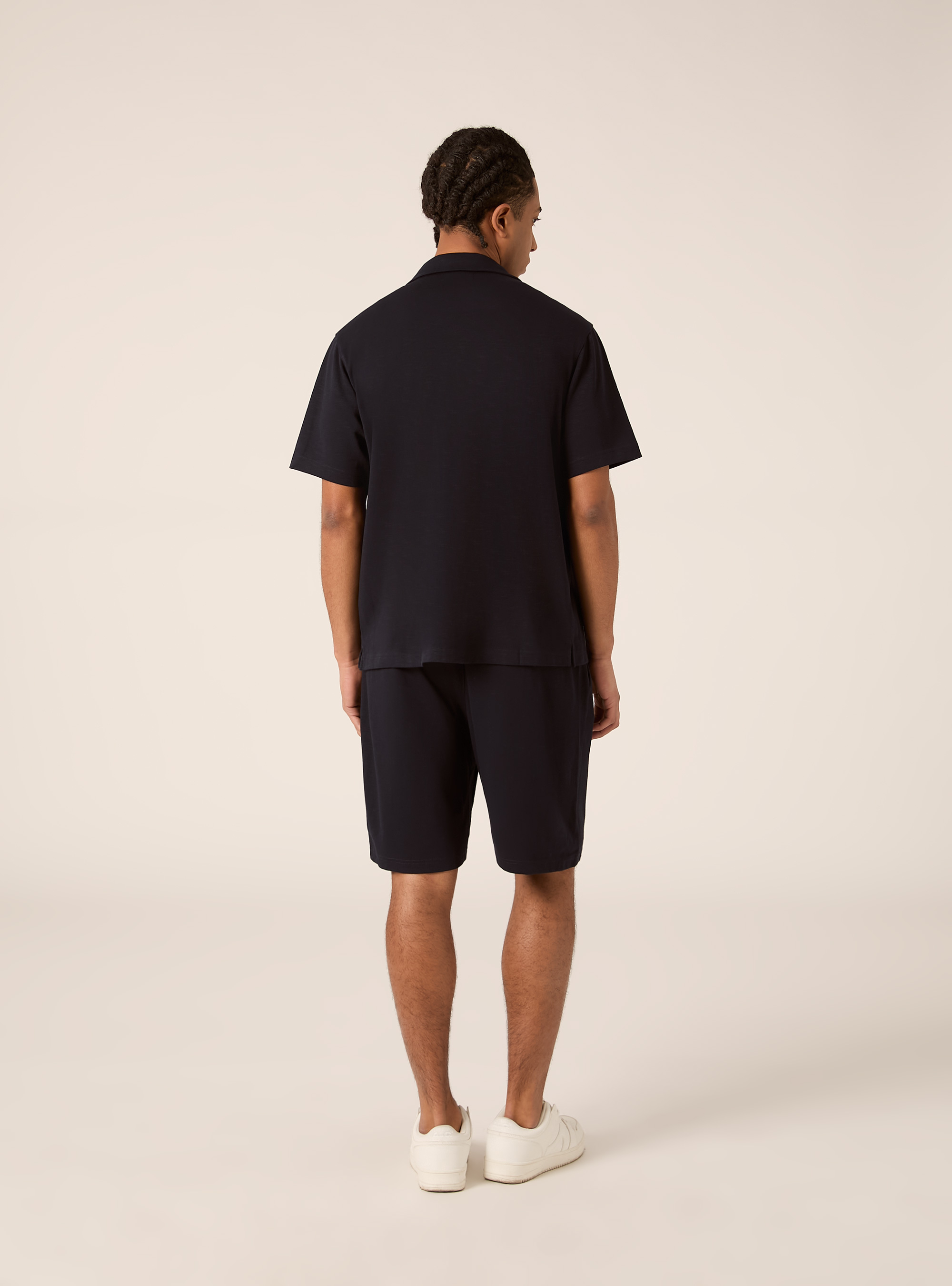 Camisa de manga corta de jersey, NA1 NAVY DARK