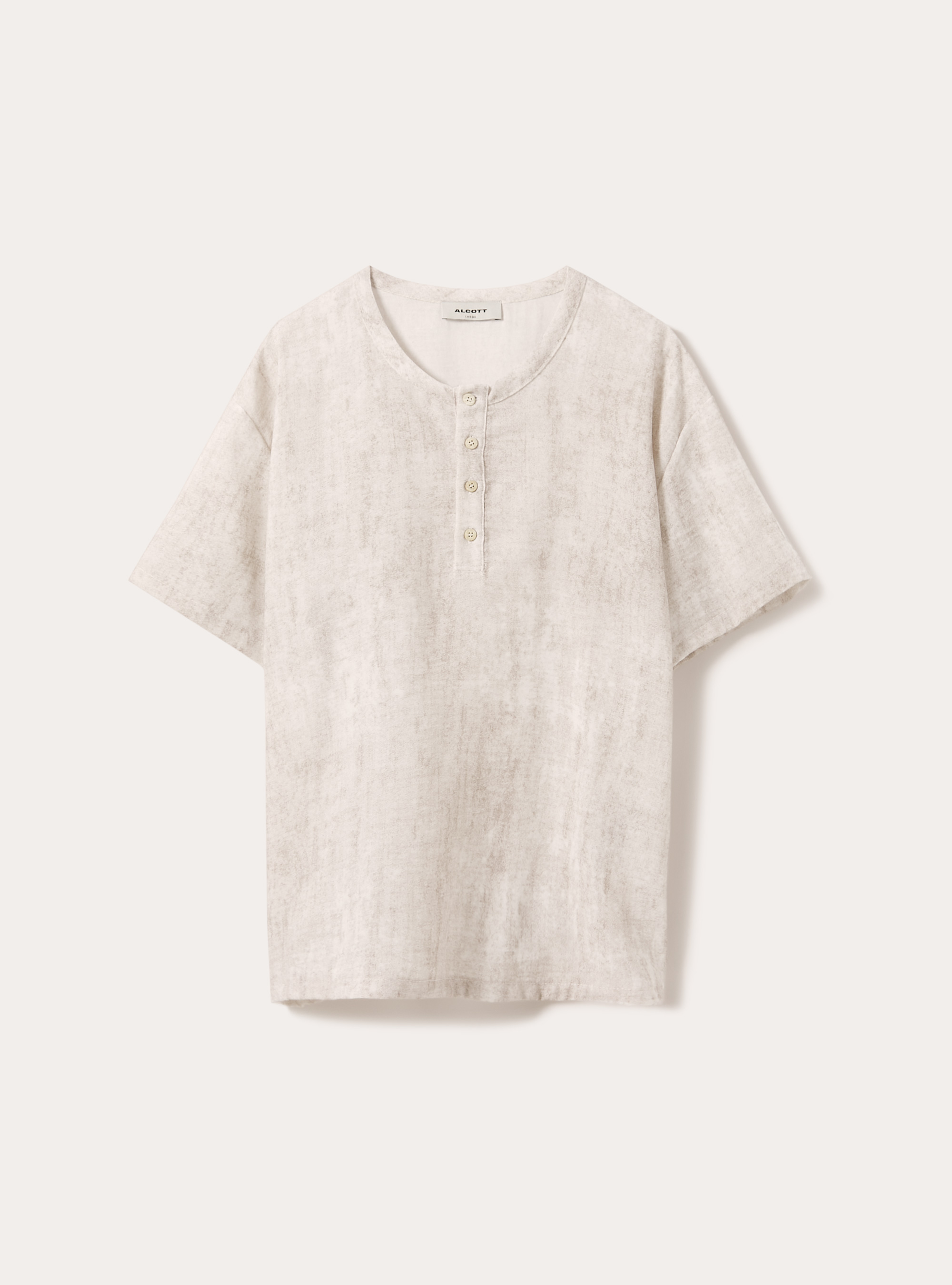 T-shirt with marbled effect buttons, WH1 OFF WHITE