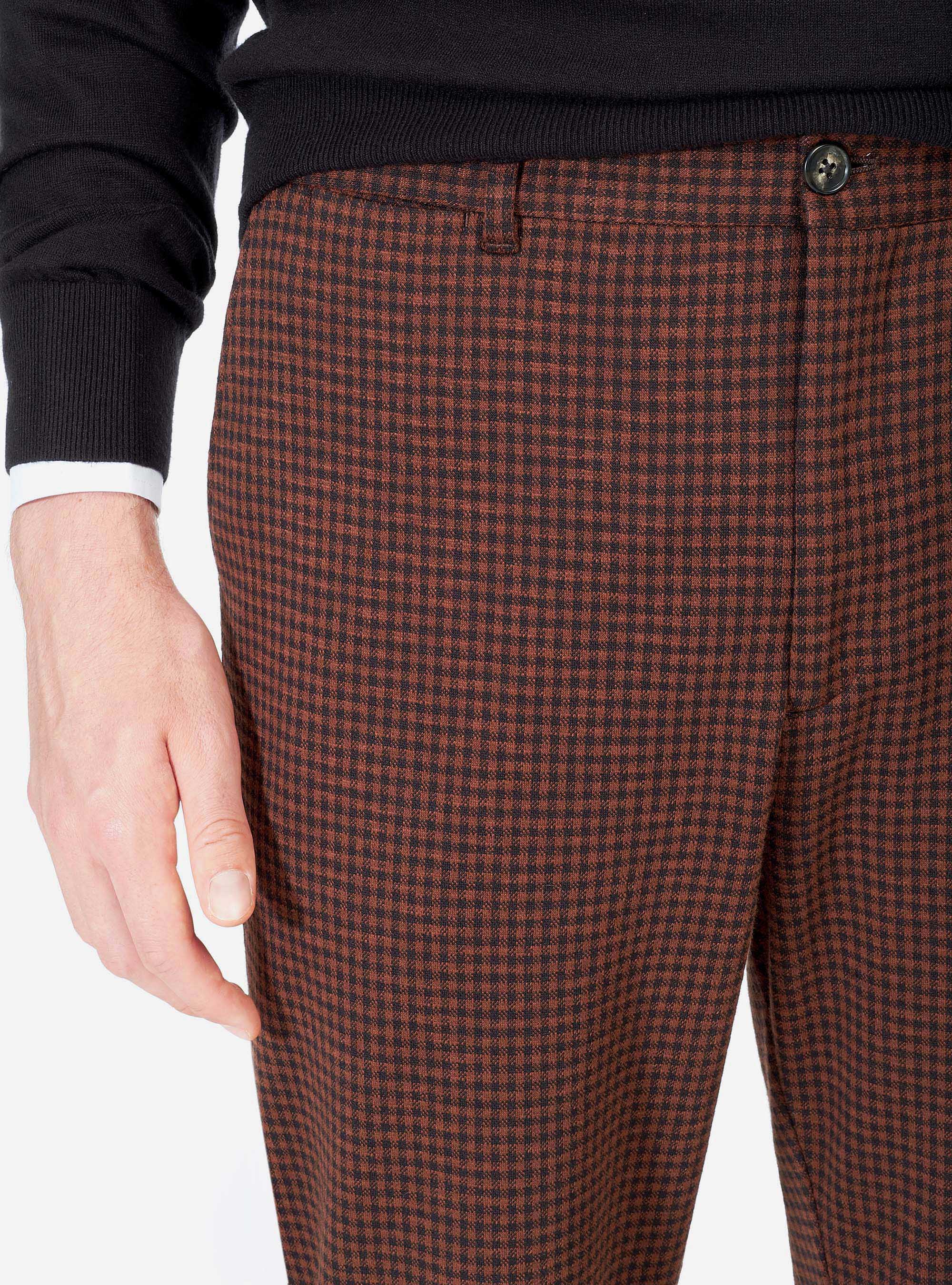 CHINO PANTS, BROWN