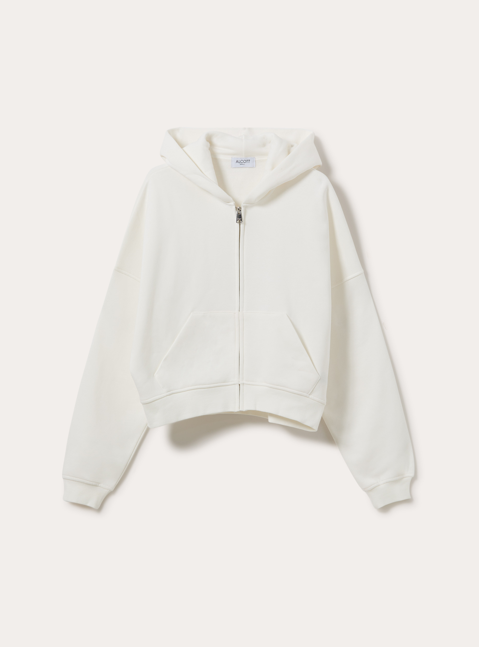Cardigan cappuccio oversize, WH1 OFF WHITE