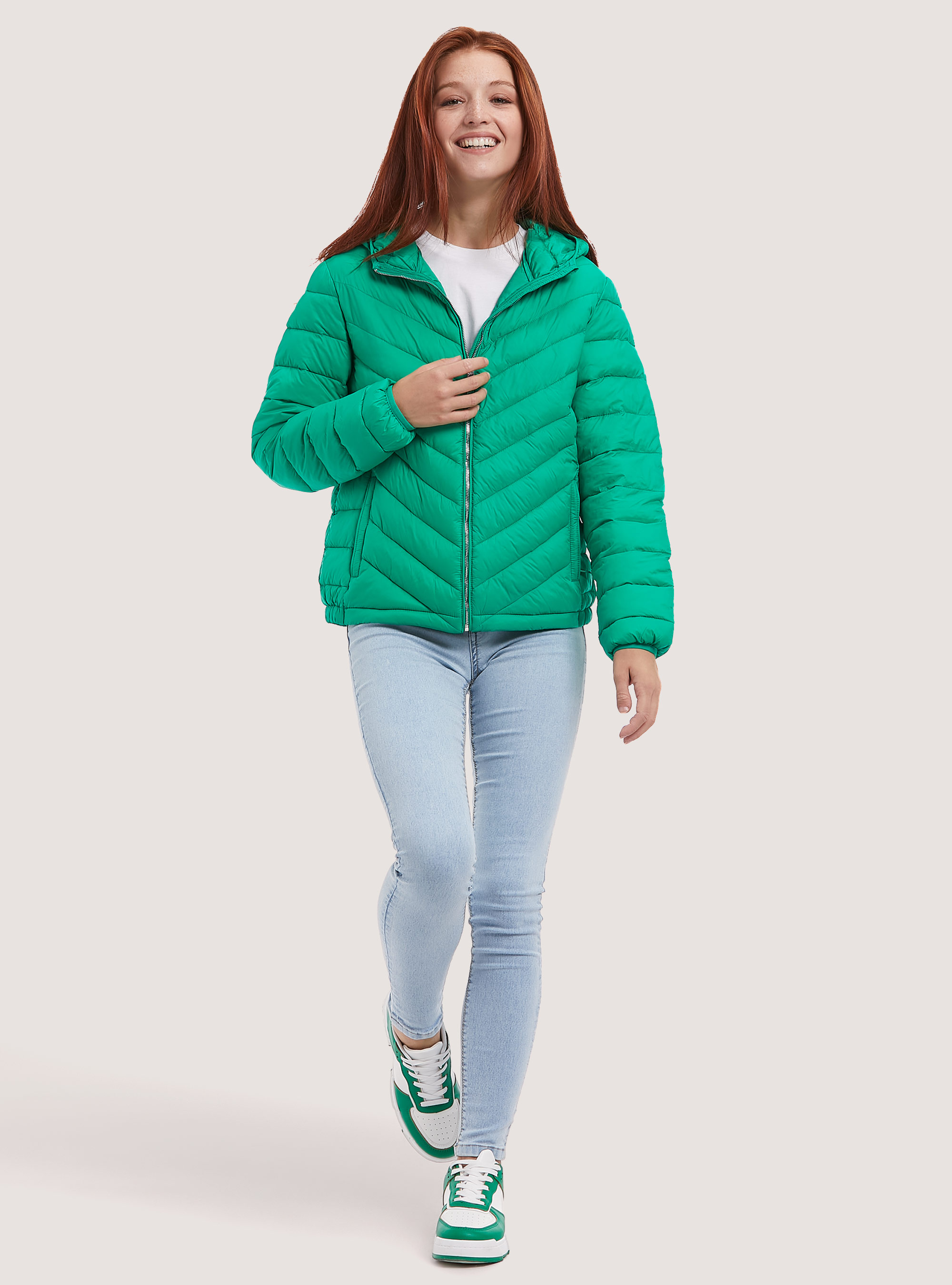 Jacket with recycled padding, GN2 GREEN MEDIUM