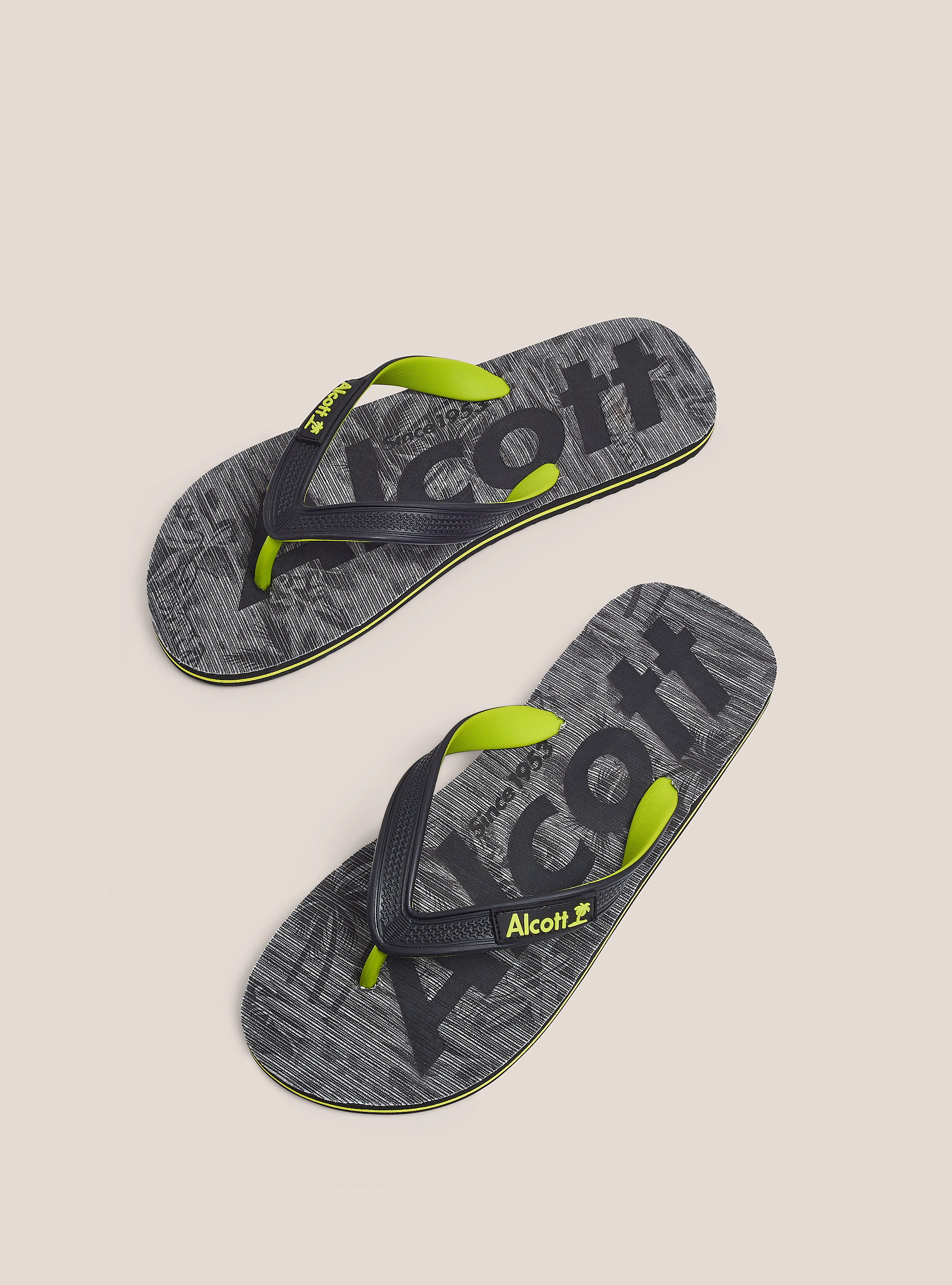 Infradito con logo, C5573 TOBACCO