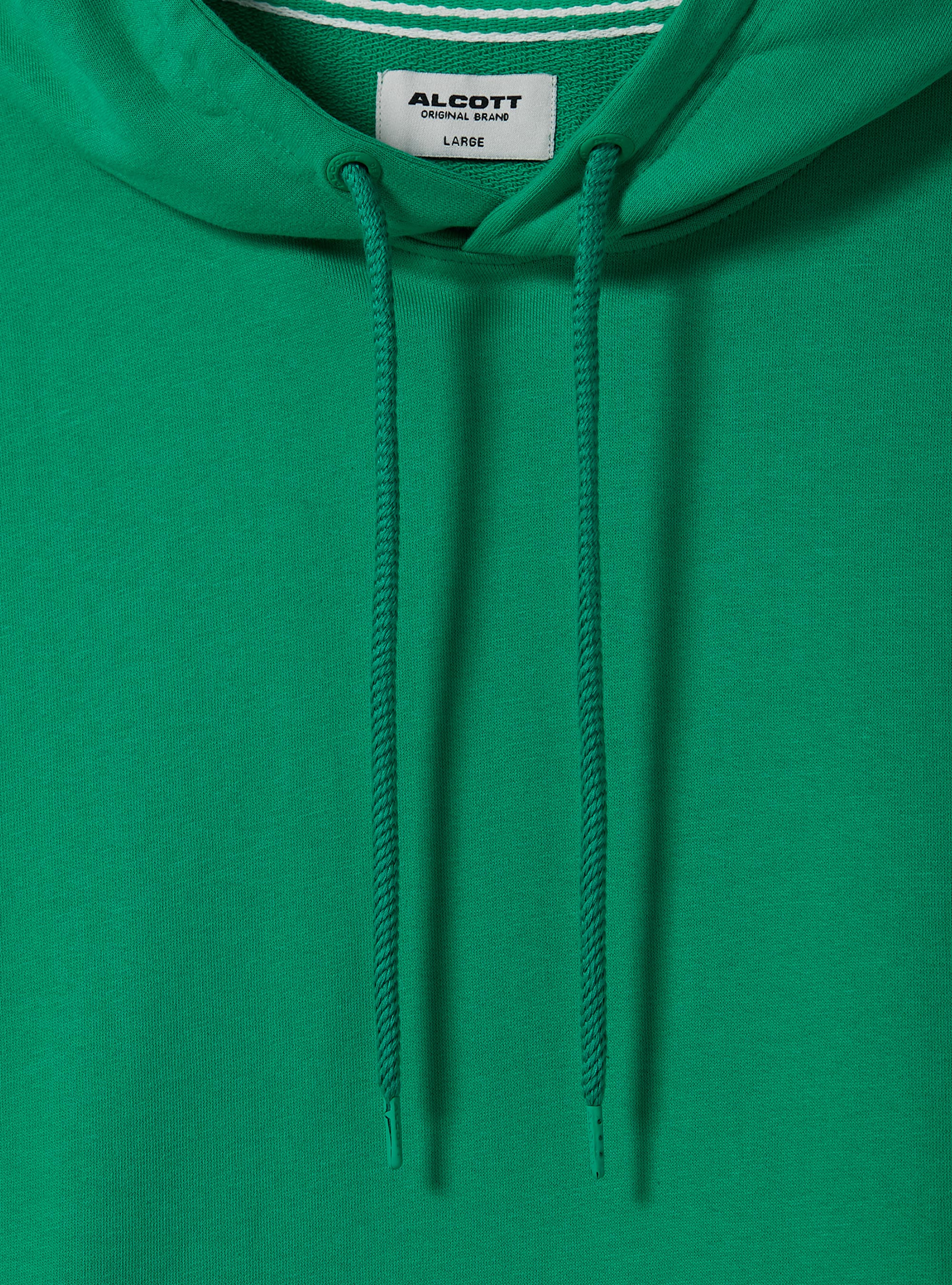 Sudadera con capucha y bolsillo tipo saco, GN2 GREEN MEDIUM