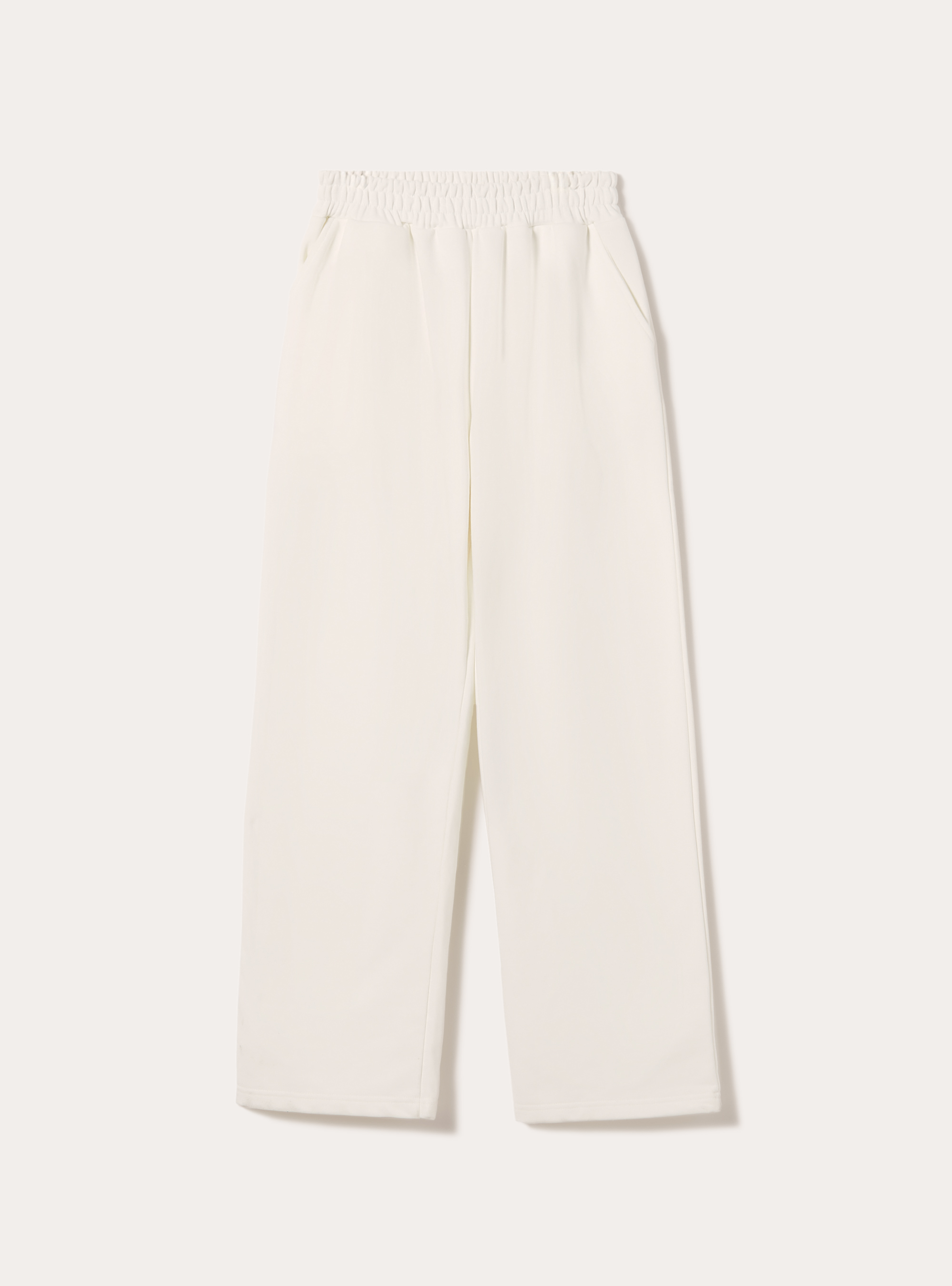 Locker geschnittene Pl&uuml;schhose, WH2 WHITE