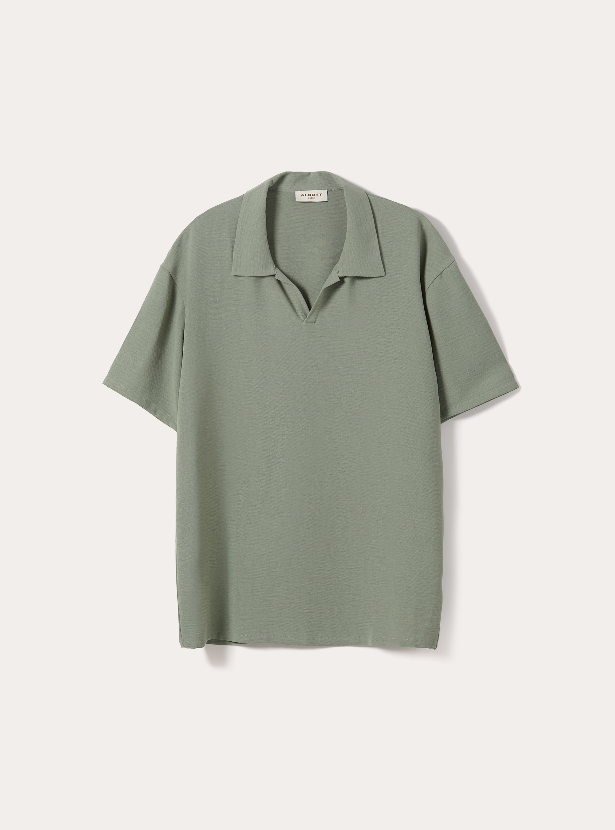 Polo basica in crepe, KY2 KAKY MEDIUM