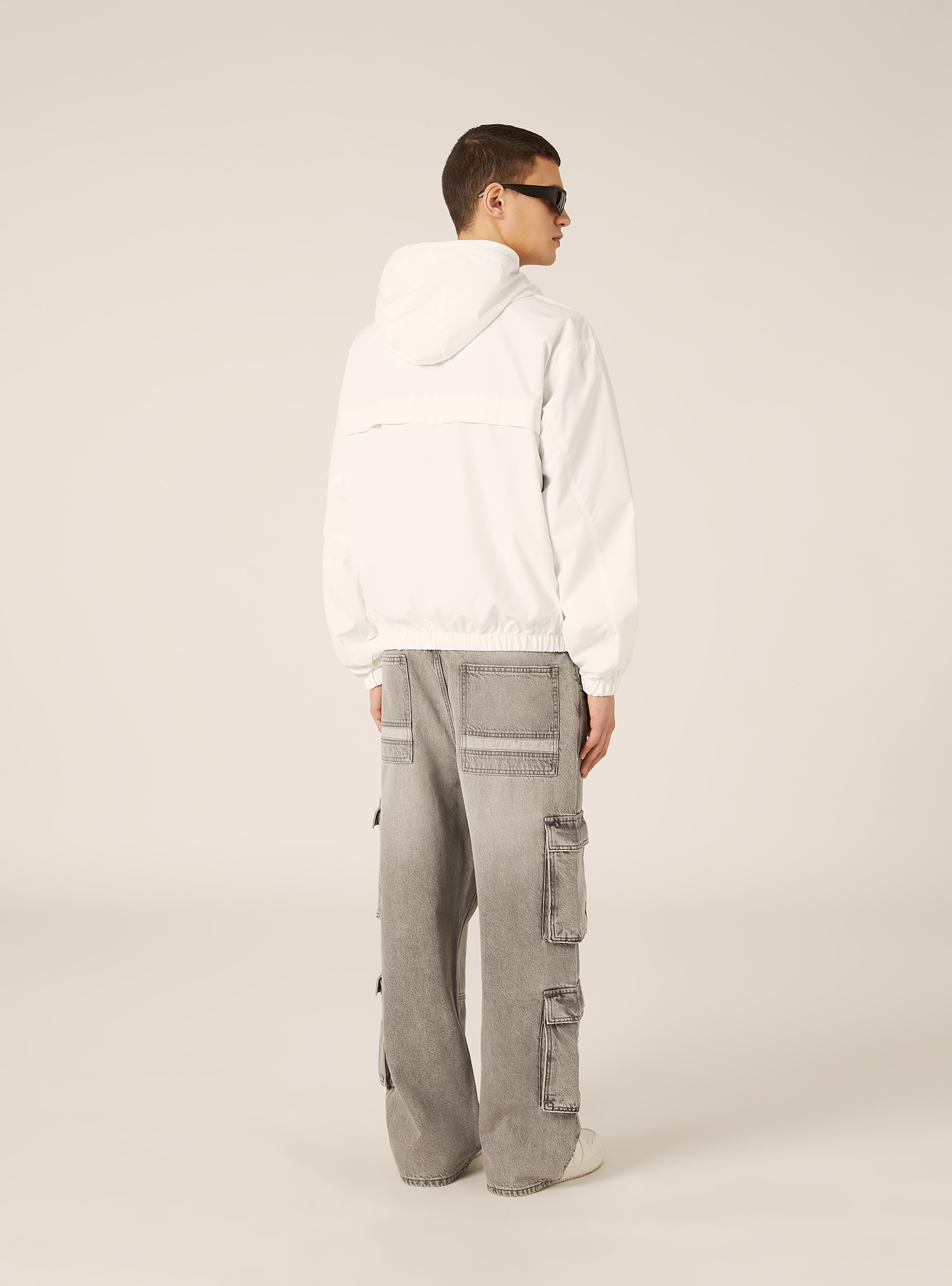 Giubbotto tecnico con cappuccio, WH2 WHITE