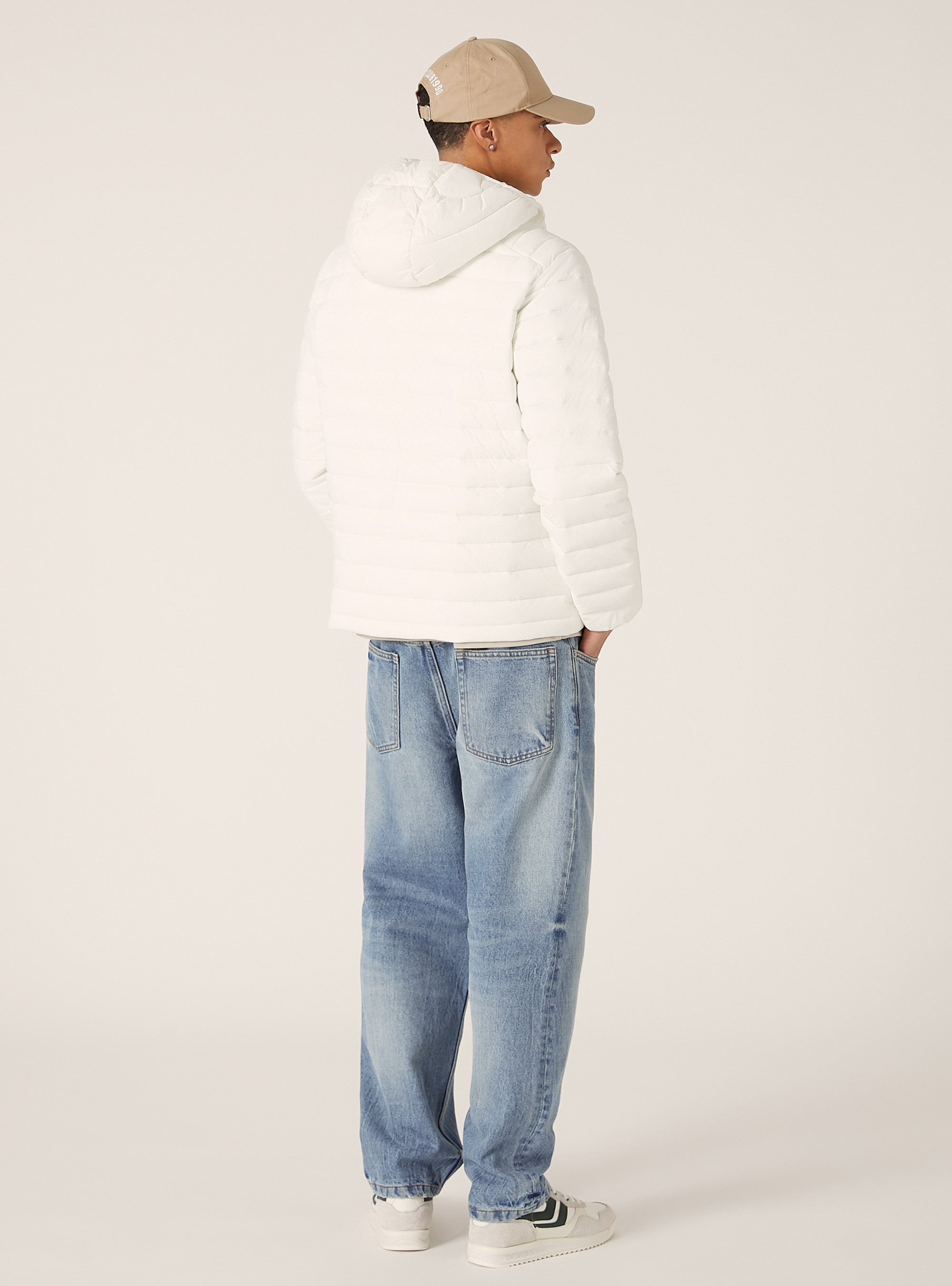 Jacket with recycled padding, WH1 OFF WHITE